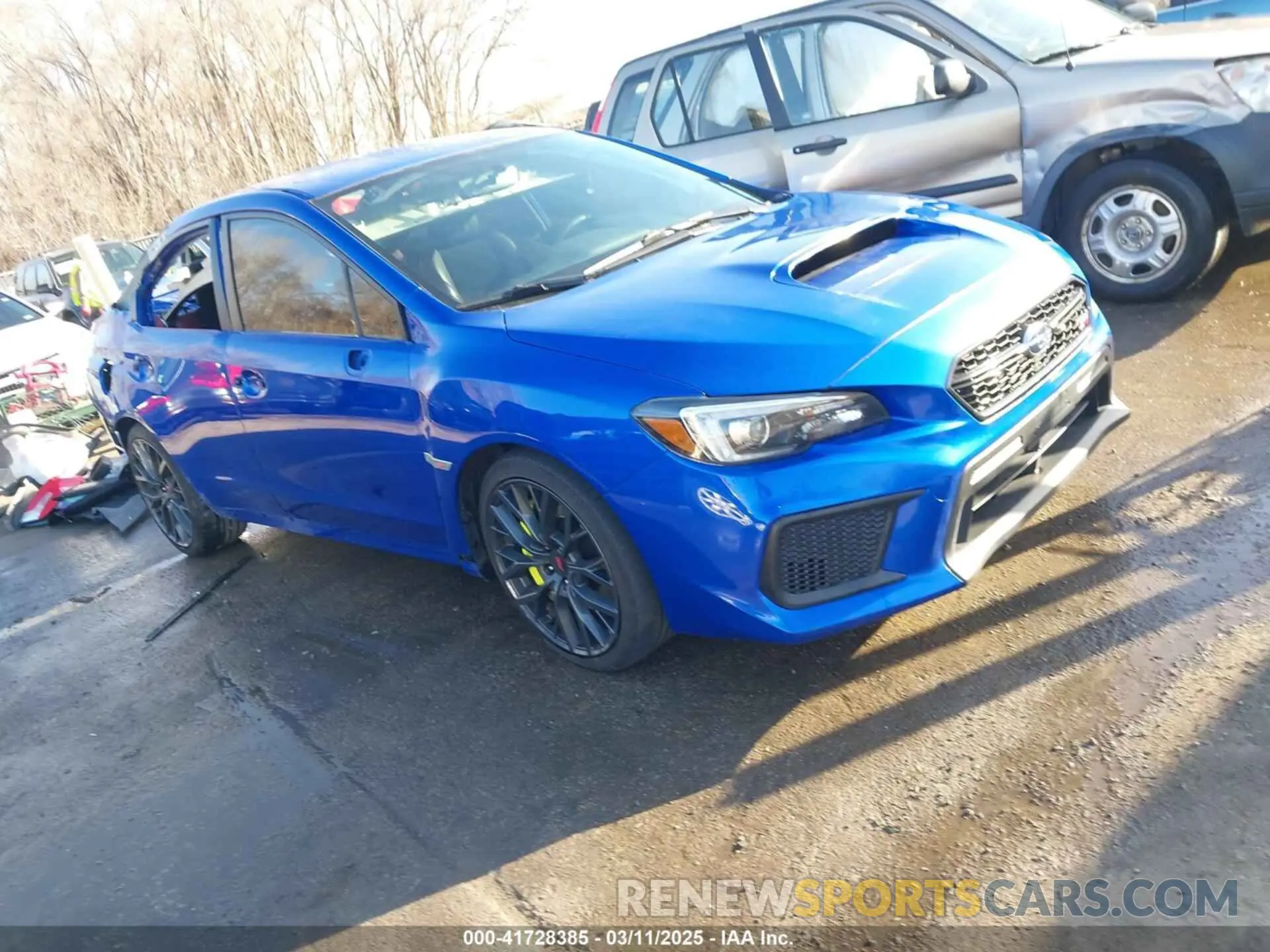 1 Photograph of a damaged car JF1VA2R67K9828279 SUBARU WRX STI 2019