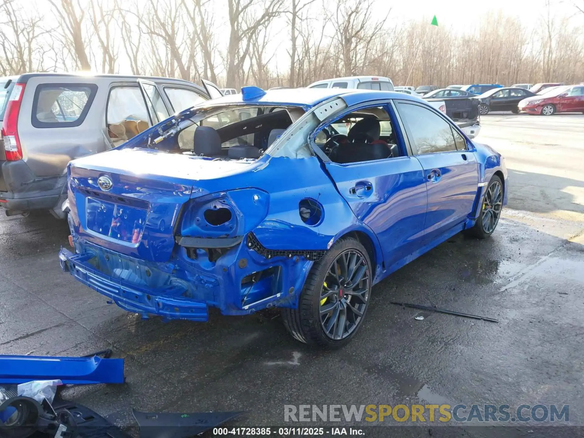 4 Photograph of a damaged car JF1VA2R67K9828279 SUBARU WRX STI 2019
