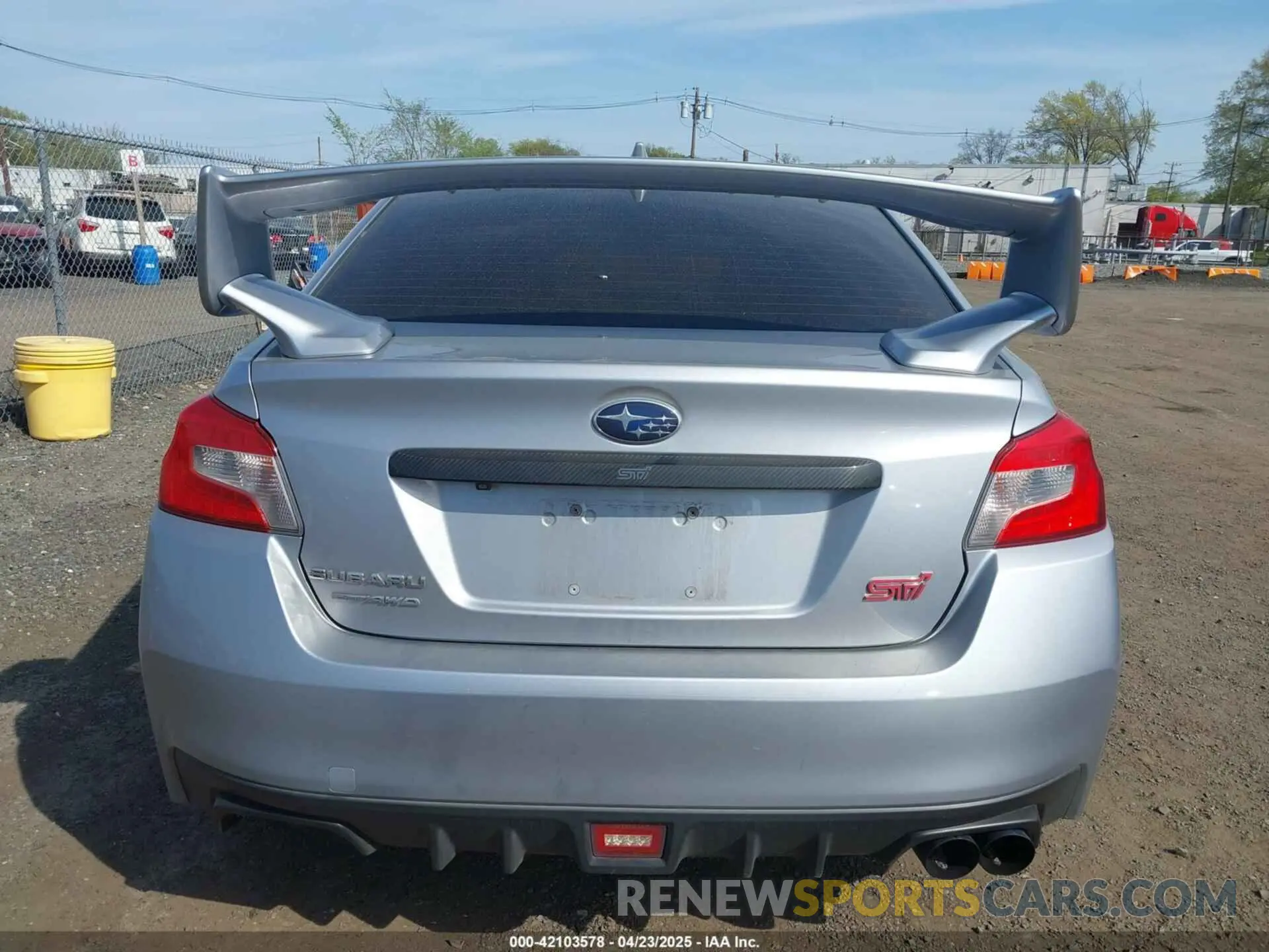 16 Photograph of a damaged car JF1VA2R68K9806985 SUBARU WRX STI 2019