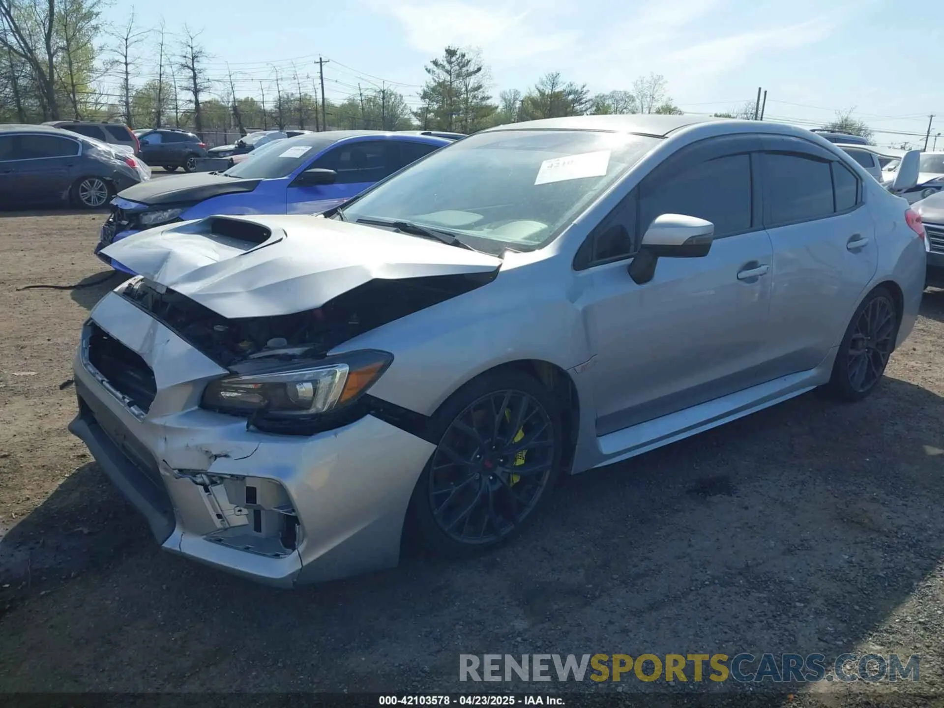 2 Photograph of a damaged car JF1VA2R68K9806985 SUBARU WRX STI 2019