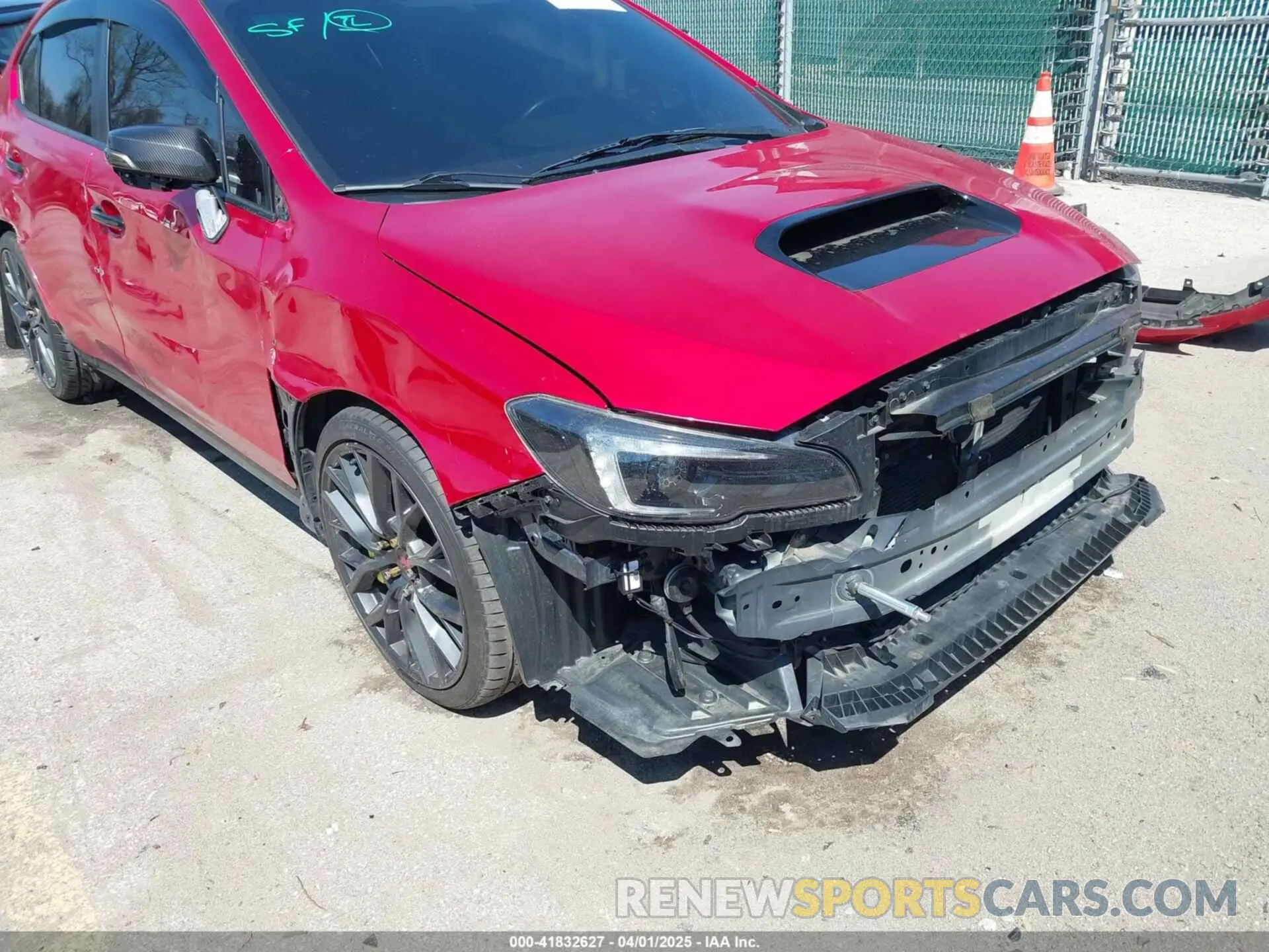 18 Photograph of a damaged car JF1VA2R69K9821138 SUBARU WRX STI 2019