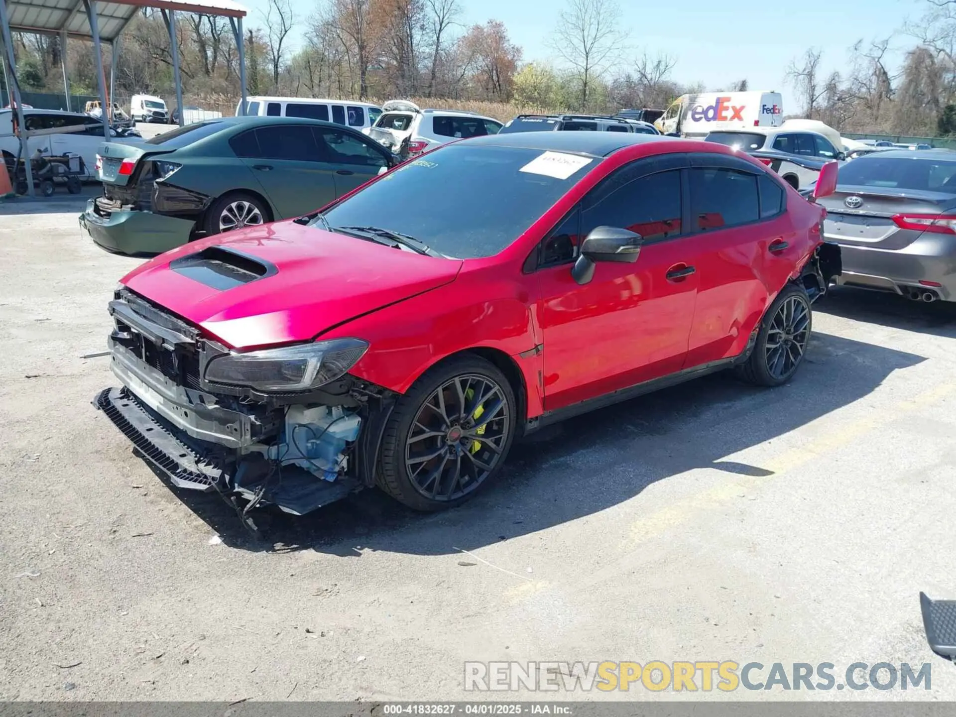 2 Photograph of a damaged car JF1VA2R69K9821138 SUBARU WRX STI 2019