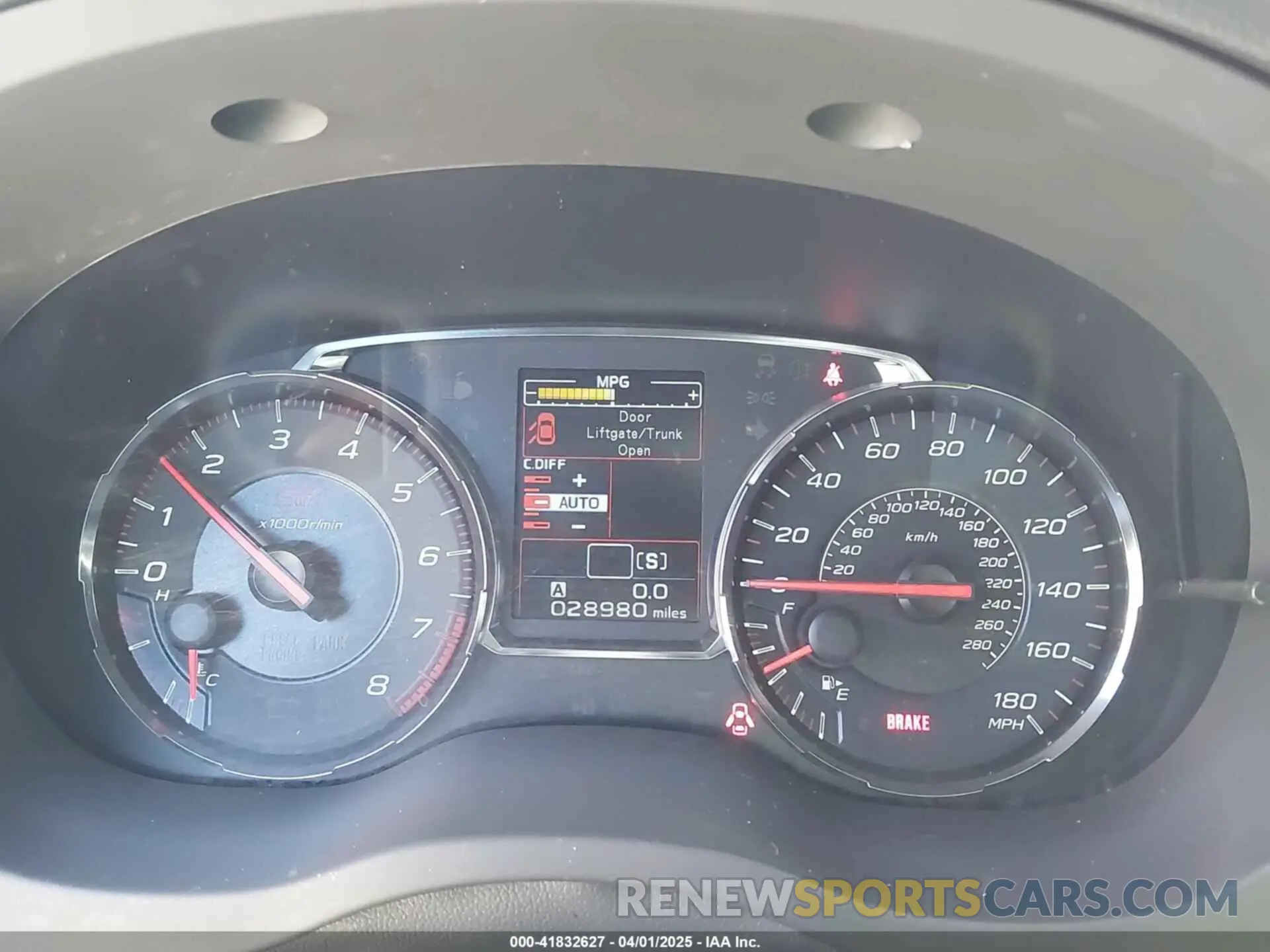 7 Photograph of a damaged car JF1VA2R69K9821138 SUBARU WRX STI 2019