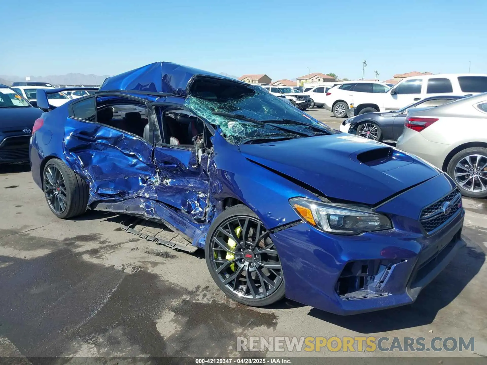 6 Photograph of a damaged car JF1VA2S63K9811084 SUBARU WRX STI 2019