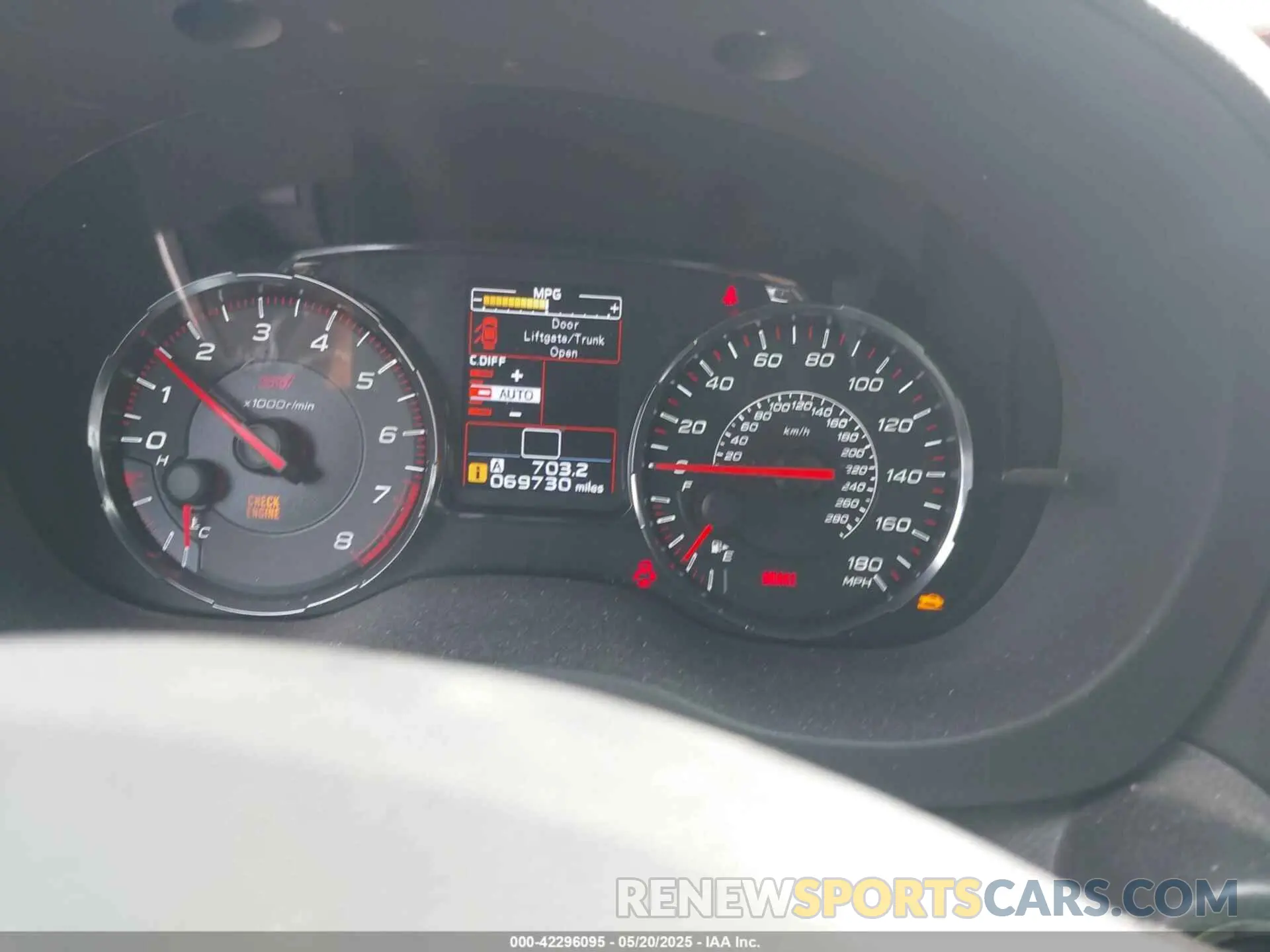 15 Photograph of a damaged car JF1VA2E69L9834320 SUBARU WRX STI 2020