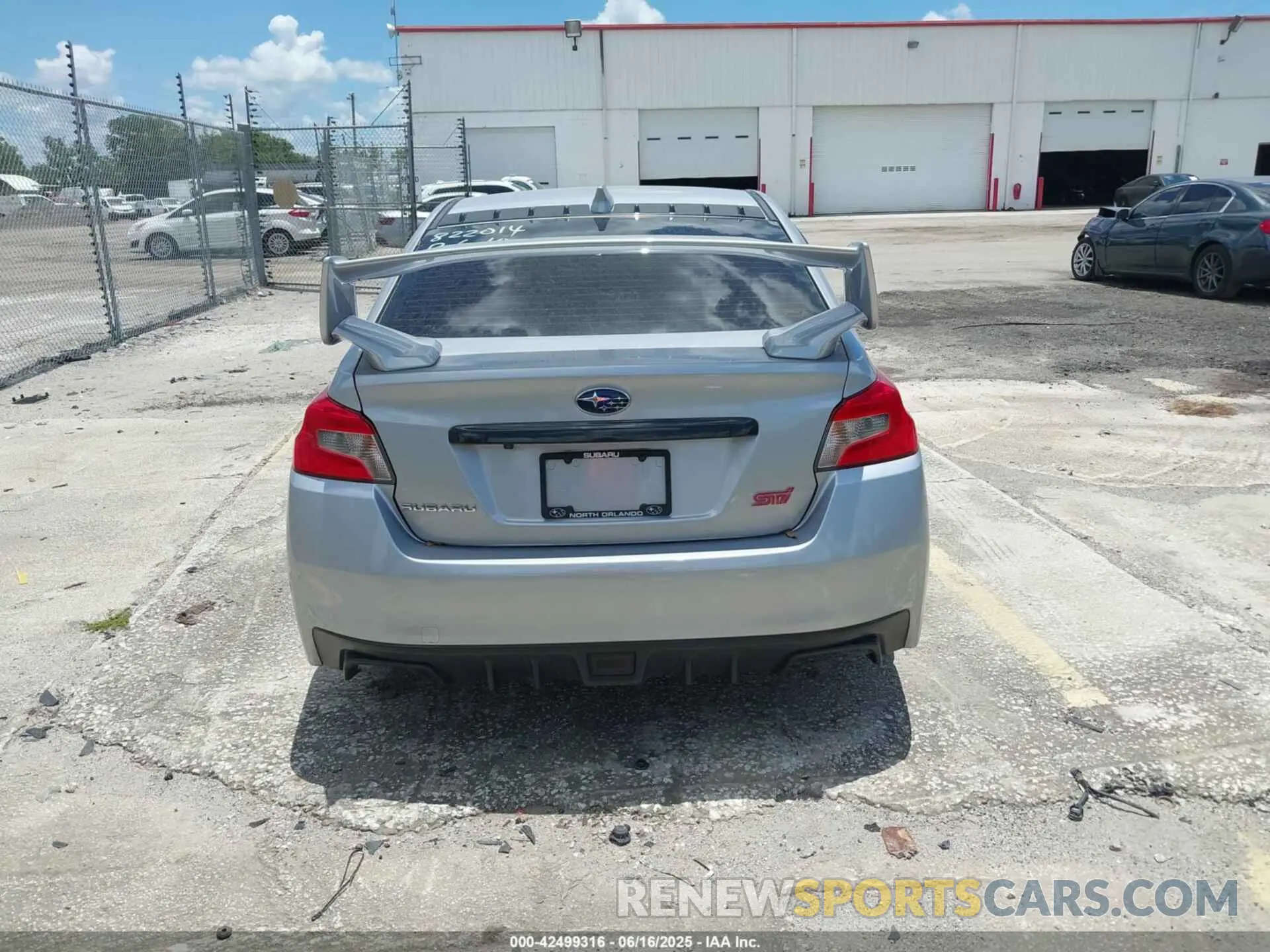 16 Photograph of a damaged car JF1VA2E66M9822014 SUBARU WRX STI 2021