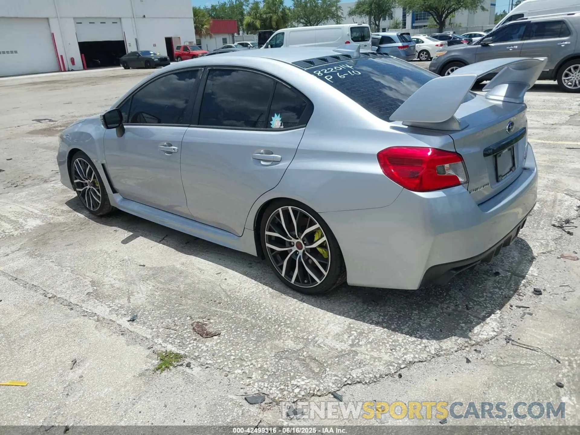 3 Photograph of a damaged car JF1VA2E66M9822014 SUBARU WRX STI 2021