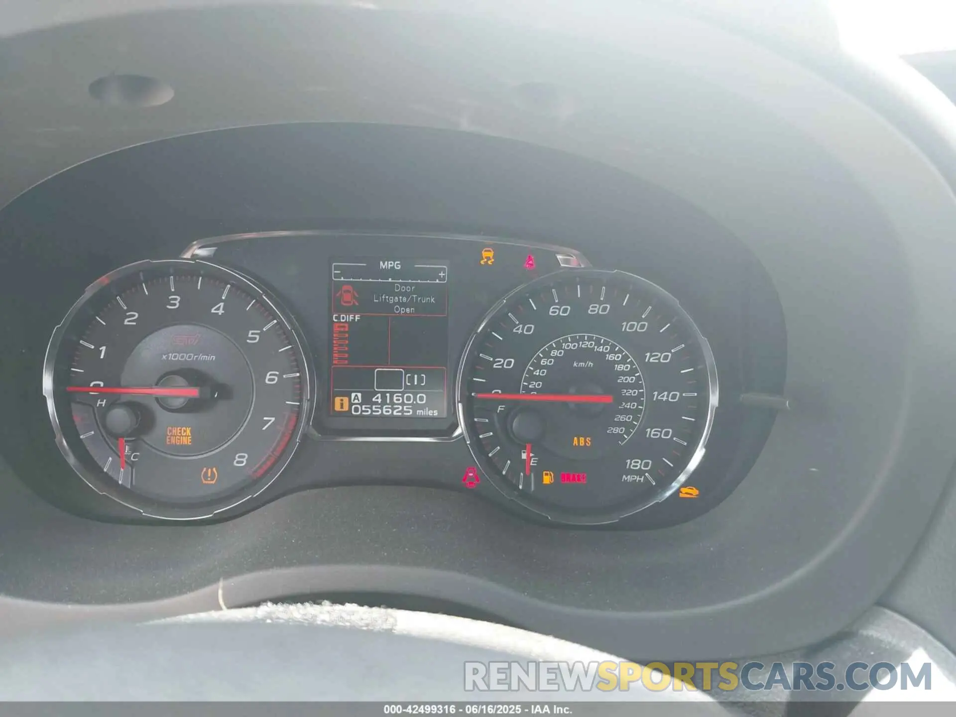 7 Photograph of a damaged car JF1VA2E66M9822014 SUBARU WRX STI 2021