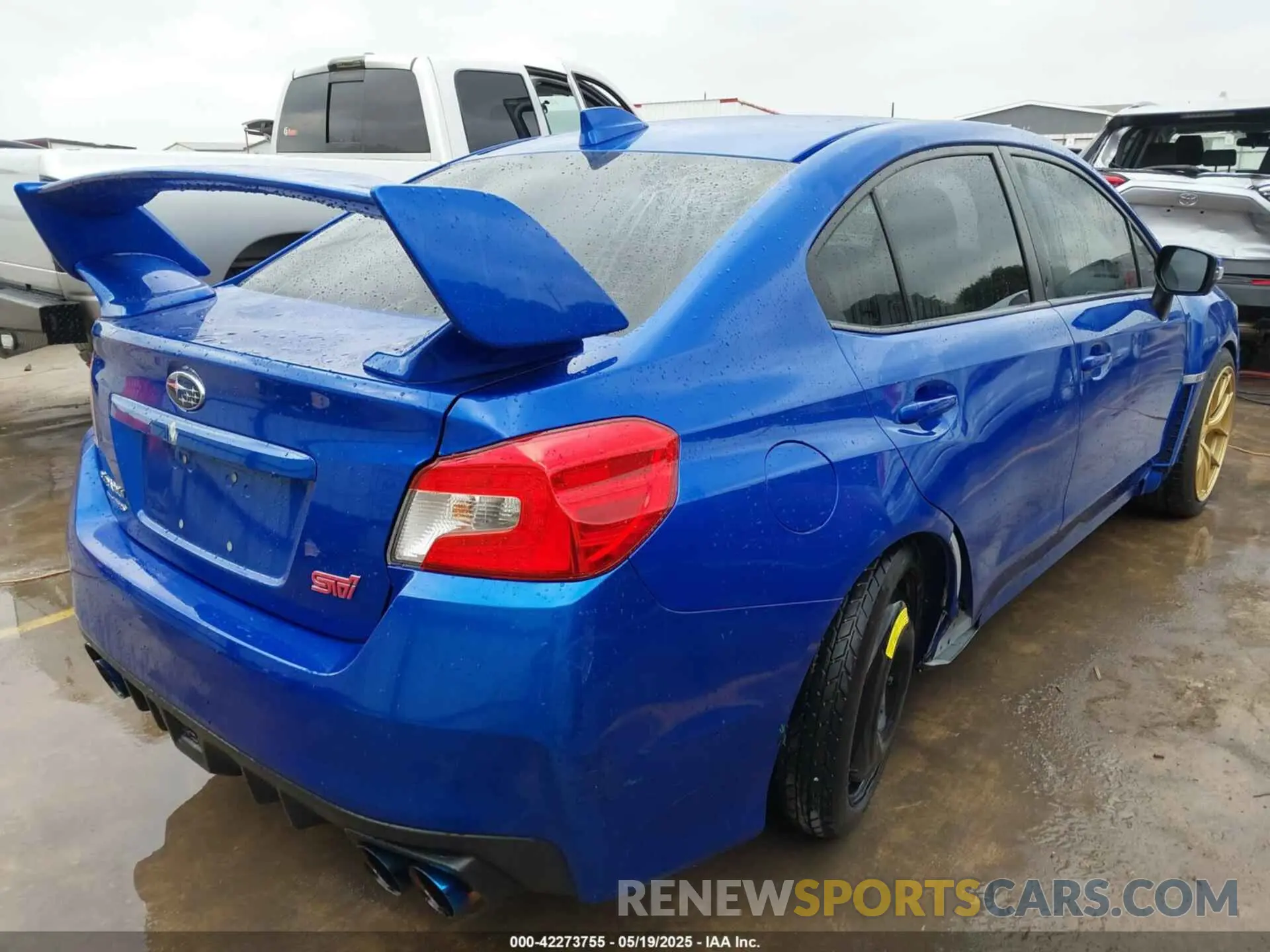 4 Photograph of a damaged car JF1VA2E69M9808172 SUBARU WRX STI 2021
