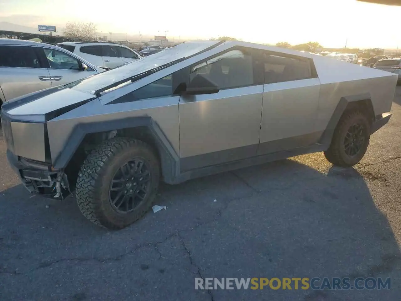 1 Photograph of a damaged car 7G2CEHED0RA040175 TESLA CYBERTRUCK 2024