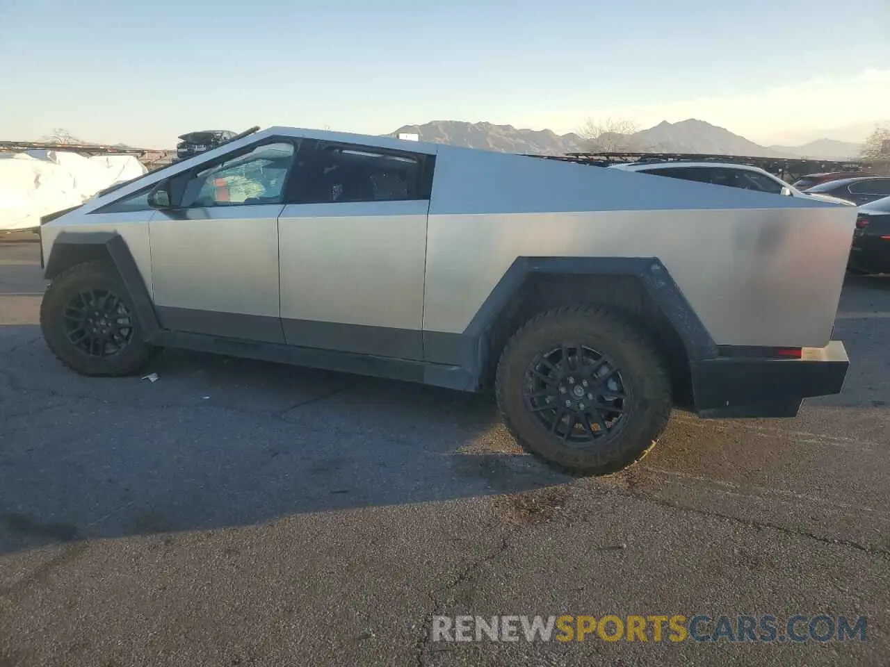 2 Photograph of a damaged car 7G2CEHED0RA040175 TESLA CYBERTRUCK 2024