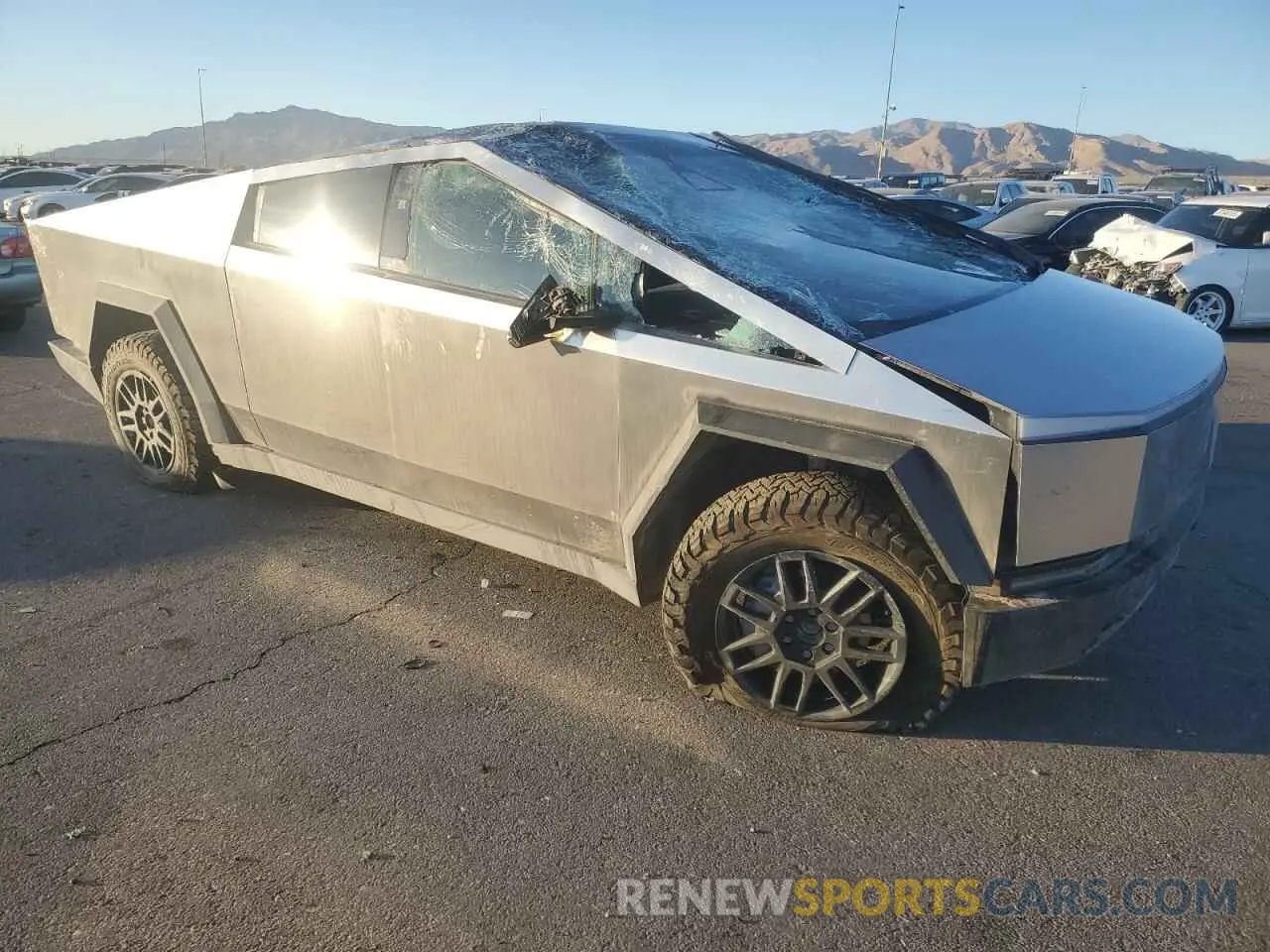 4 Photograph of a damaged car 7G2CEHED0RA040175 TESLA CYBERTRUCK 2024