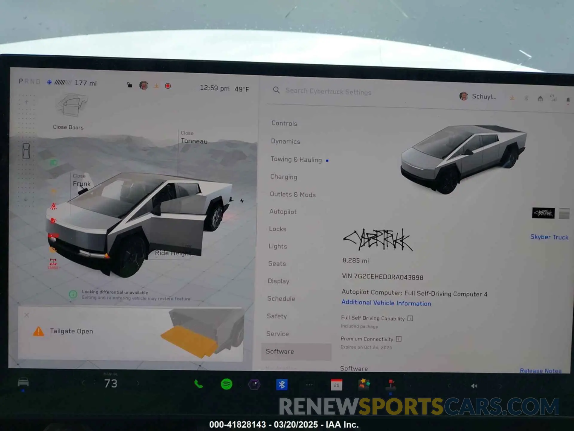 7 Photograph of a damaged car 7G2CEHED0RA043898 TESLA CYBERTRUCK 2024