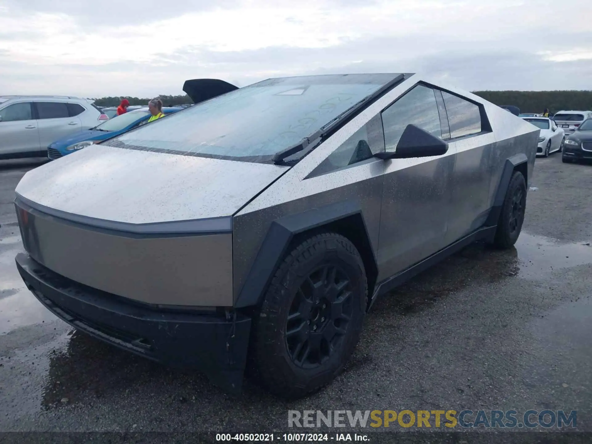 2 Photograph of a damaged car 7G2CEHED2RA006142 TESLA CYBERTRUCK 2024