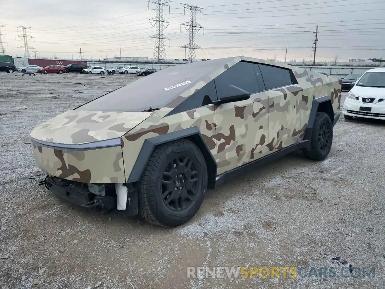1 Photograph of a damaged car 7G2CEHED4RA022794 TESLA CYBERTRUCK 2024