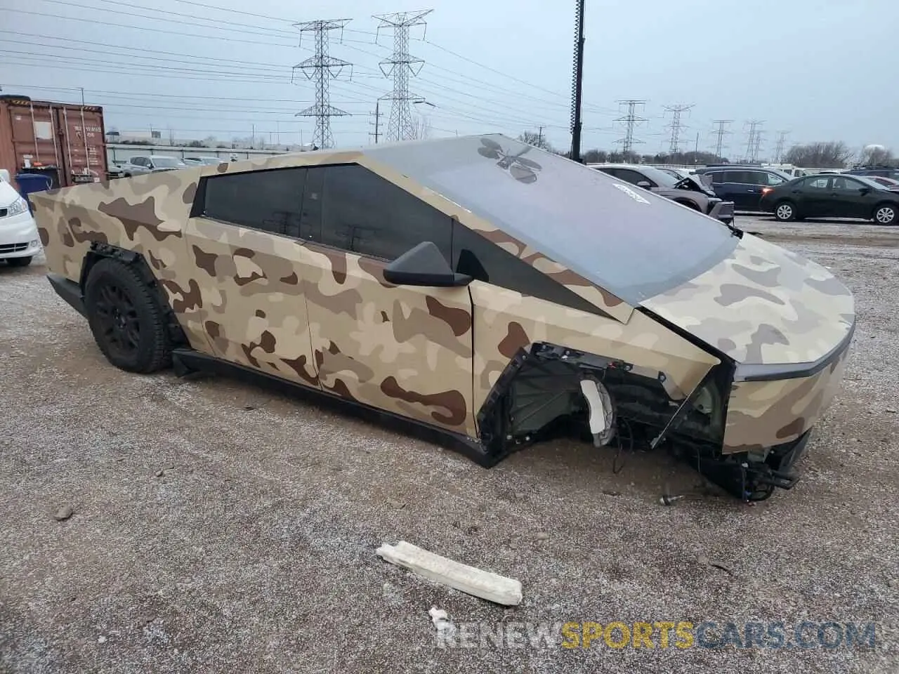 4 Photograph of a damaged car 7G2CEHED4RA022794 TESLA CYBERTRUCK 2024