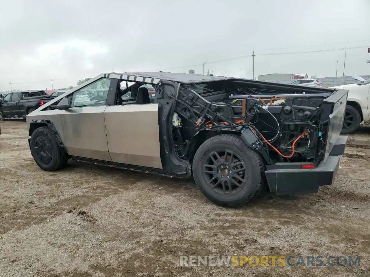 2 Photograph of a damaged car 7G2CEHED5RA050278 TESLA CYBERTRUCK 2024