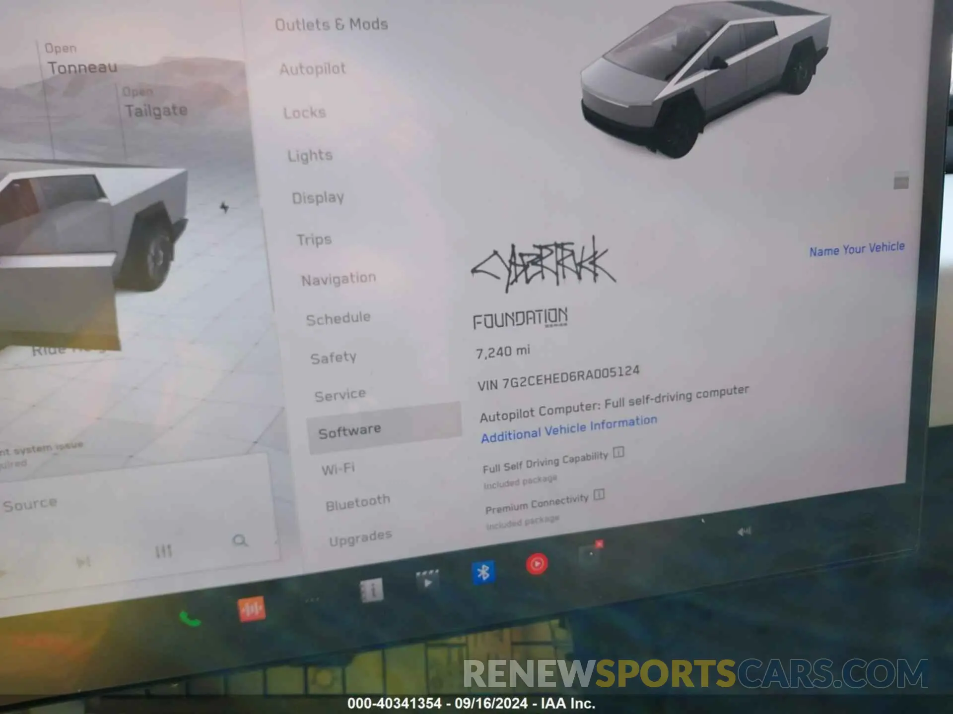 7 Photograph of a damaged car 7G2CEHED6RA005124 TESLA CYBERTRUCK 2024