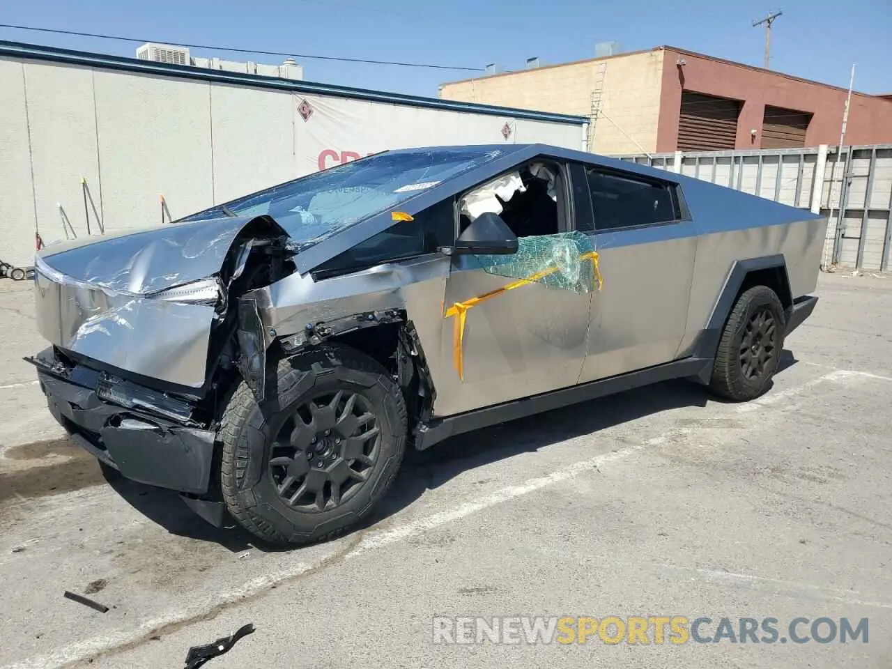 1 Photograph of a damaged car 7G2CEHED6RA037345 TESLA CYBERTRUCK 2024