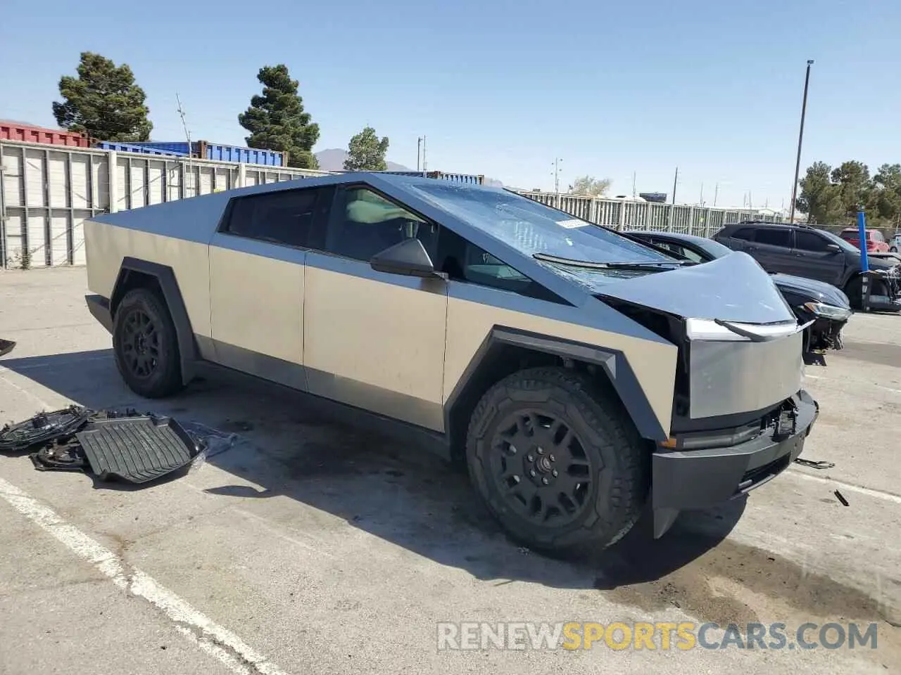4 Photograph of a damaged car 7G2CEHED6RA037345 TESLA CYBERTRUCK 2024