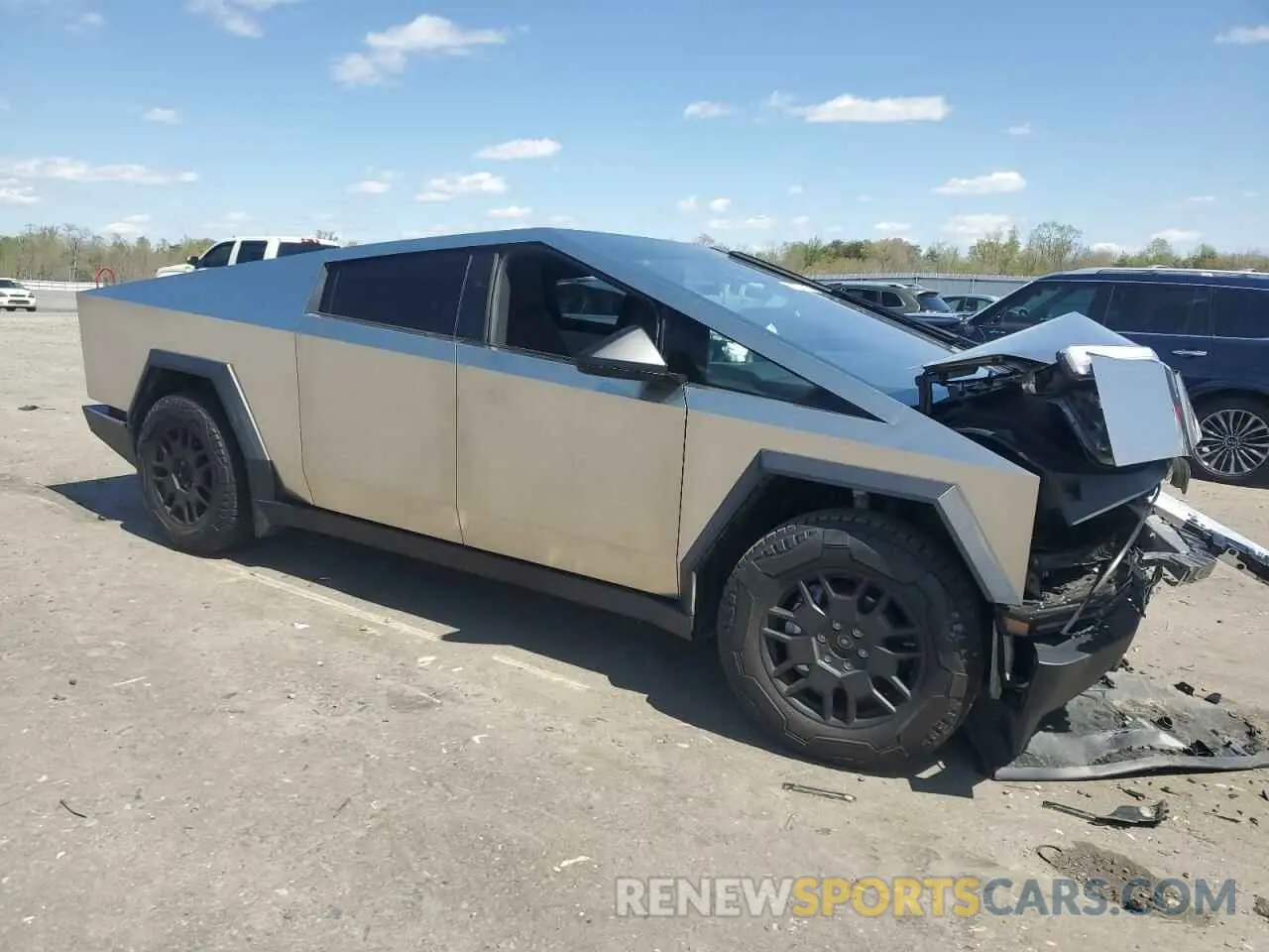 4 Photograph of a damaged car 7G2CEHED8RA012141 TESLA CYBERTRUCK 2024