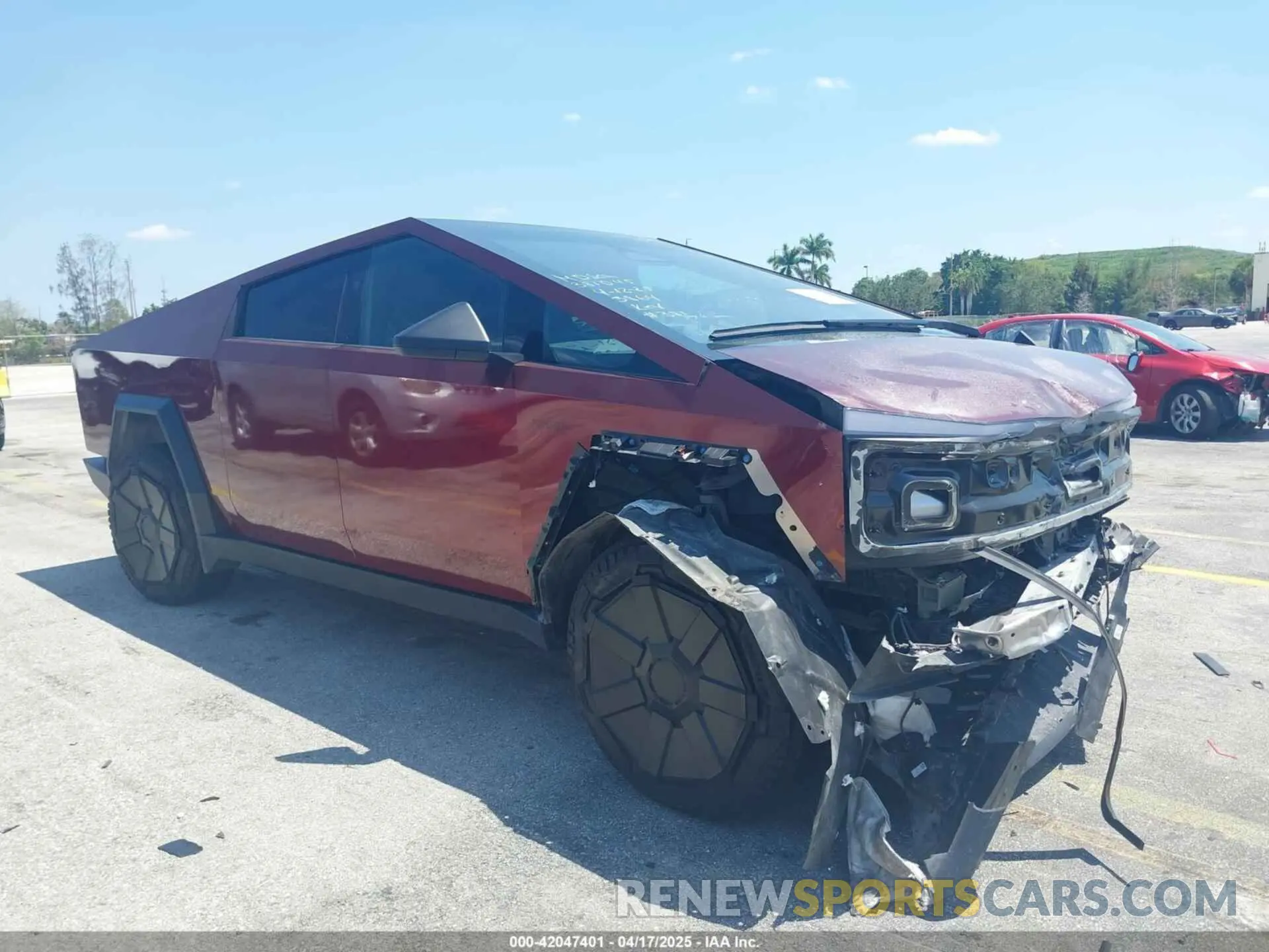 1 Photograph of a damaged car 7G2CEHED9RA013864 TESLA CYBERTRUCK 2024