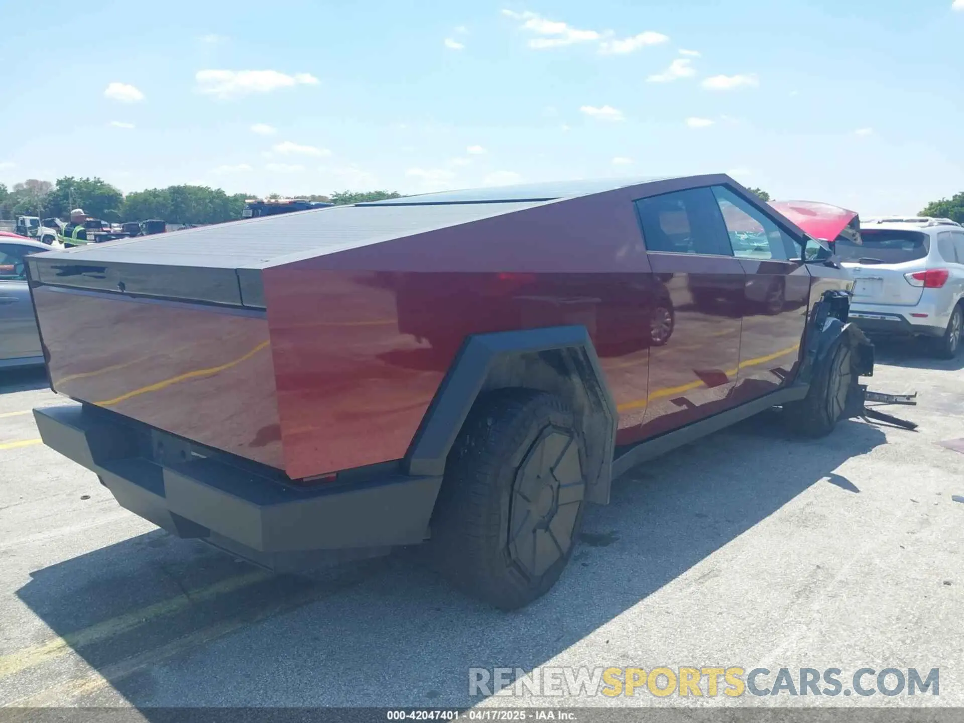 4 Photograph of a damaged car 7G2CEHED9RA013864 TESLA CYBERTRUCK 2024