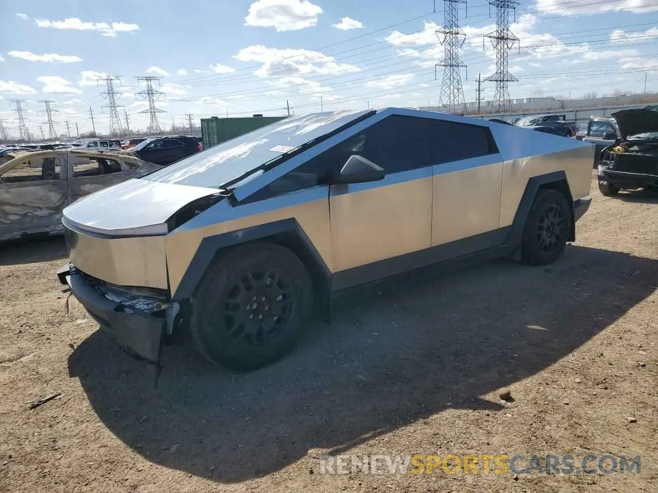 1 Photograph of a damaged car 7G2CEHEE7RA020272 TESLA CYBERTRUCK 2024