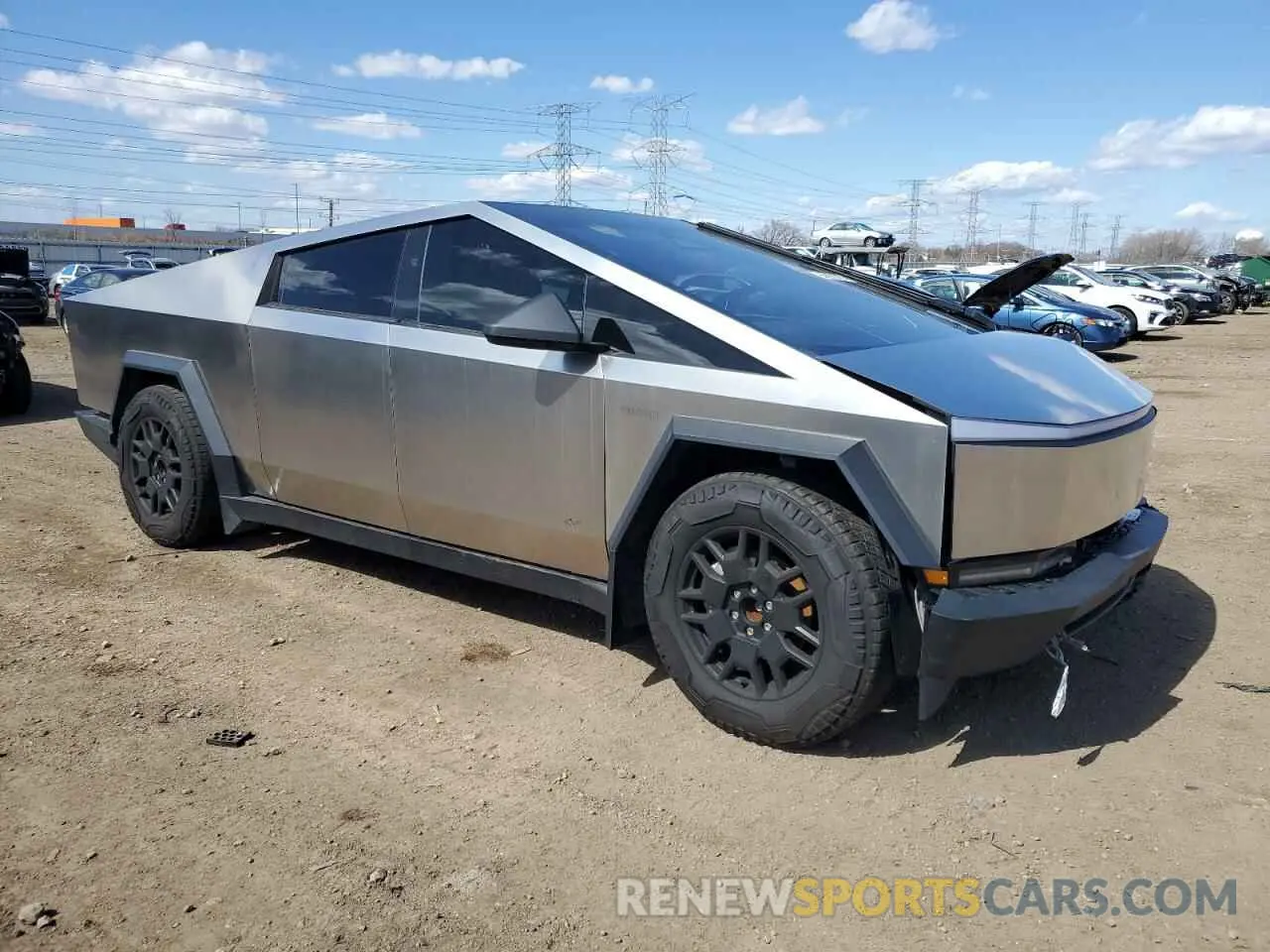 4 Photograph of a damaged car 7G2CEHEE7RA020272 TESLA CYBERTRUCK 2024