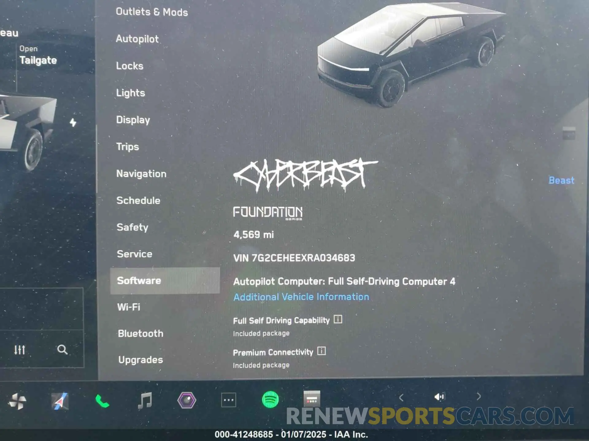 7 Photograph of a damaged car 7G2CEHEEXRA034683 TESLA CYBERTRUCK 2024