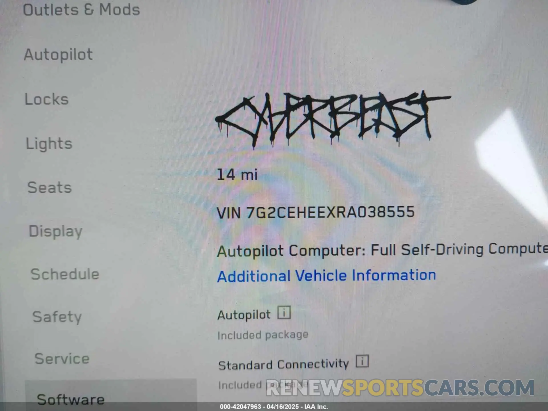 7 Photograph of a damaged car 7G2CEHEEXRA038555 TESLA CYBERTRUCK 2024