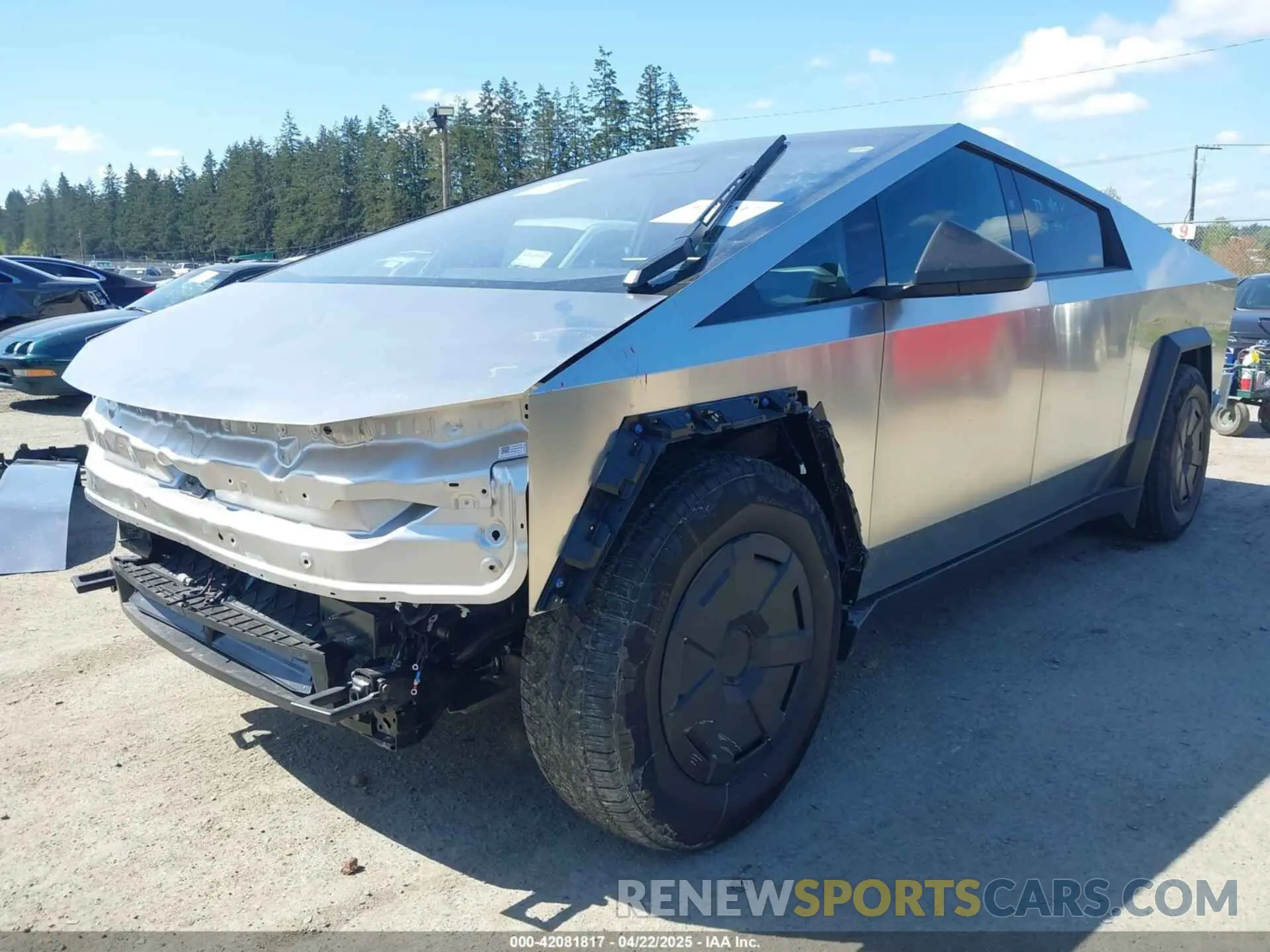 2 Photograph of a damaged car 7G2CEHED7SA065144 TESLA CYBERTRUCK 2025