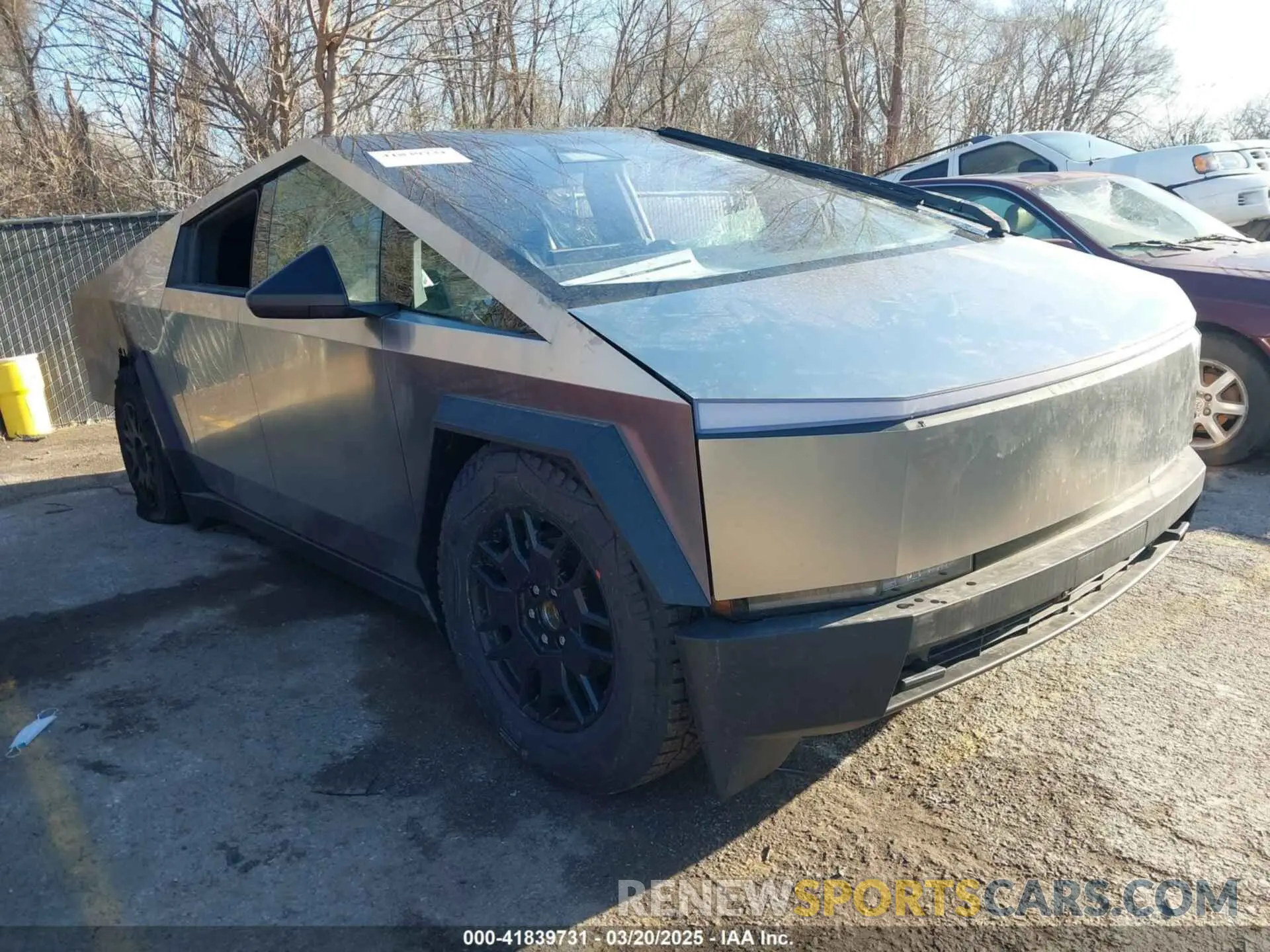 1 Photograph of a damaged car 7G2CEHEE9SA061735 TESLA CYBERTRUCK 2025