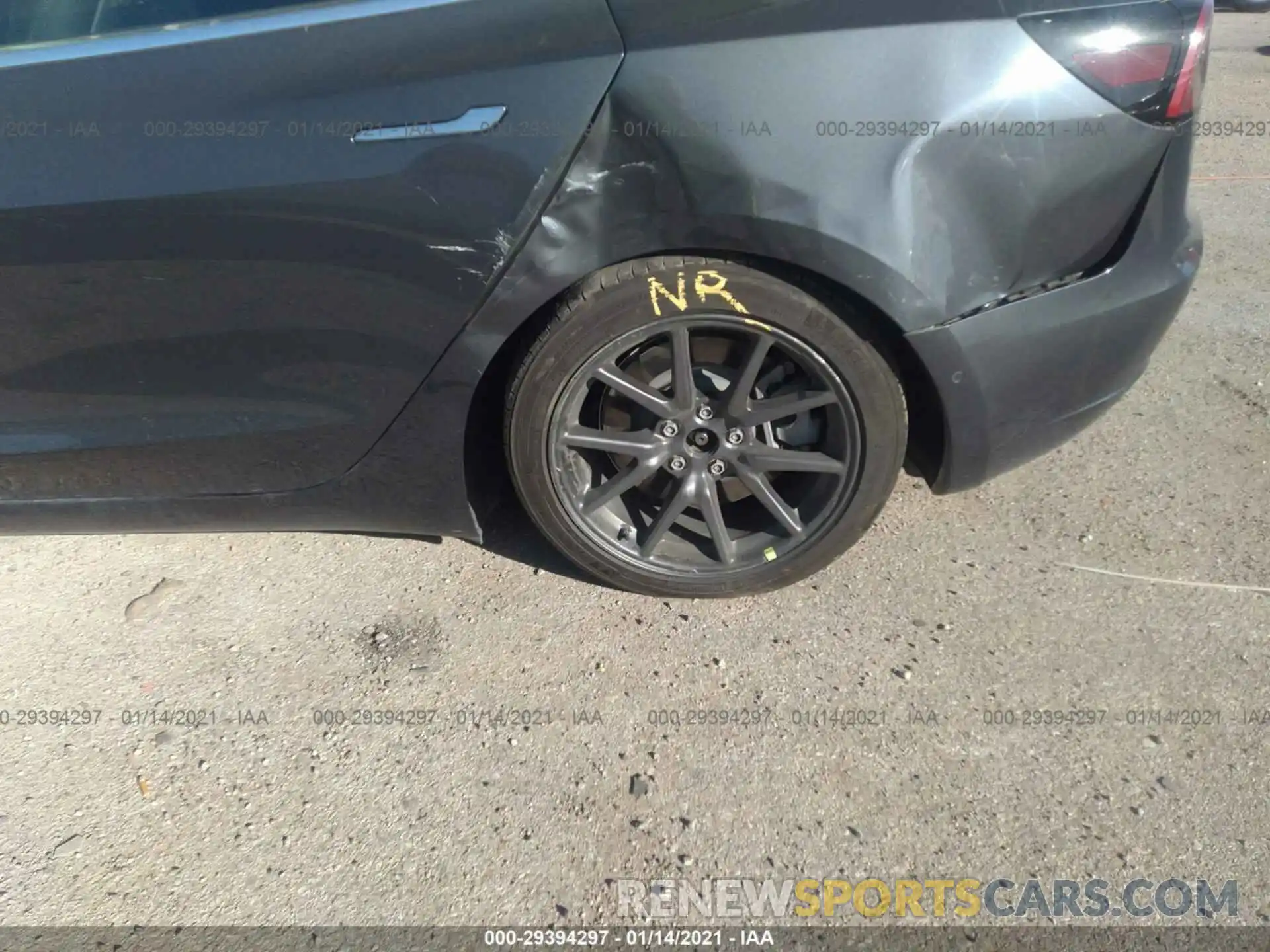 12 Photograph of a damaged car 05YJ3E1EA7KF41107 TESLA MODEL 3 2019