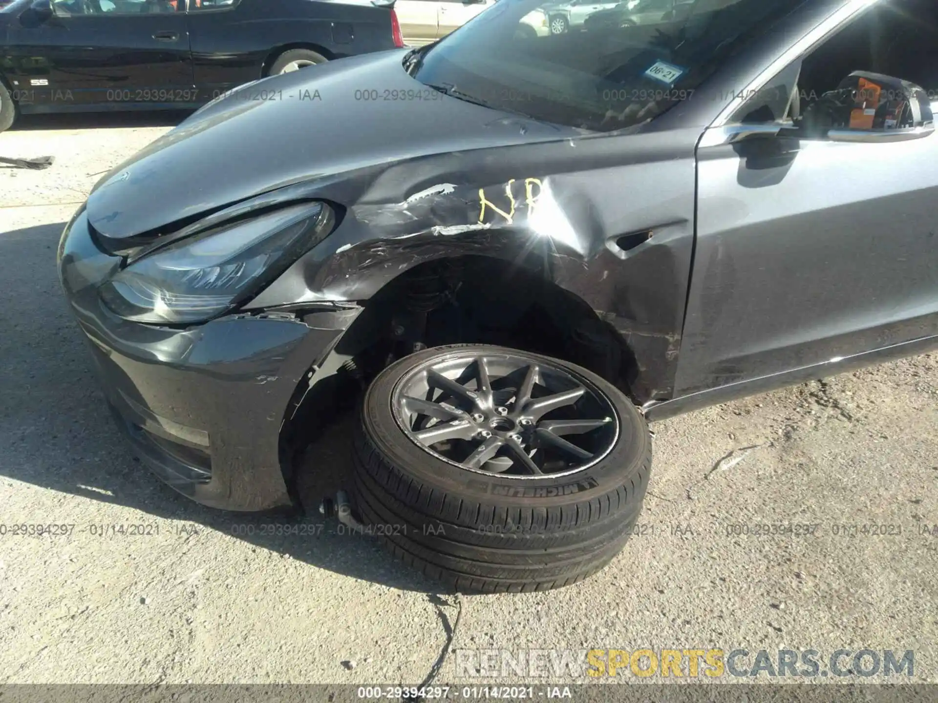 6 Photograph of a damaged car 05YJ3E1EA7KF41107 TESLA MODEL 3 2019