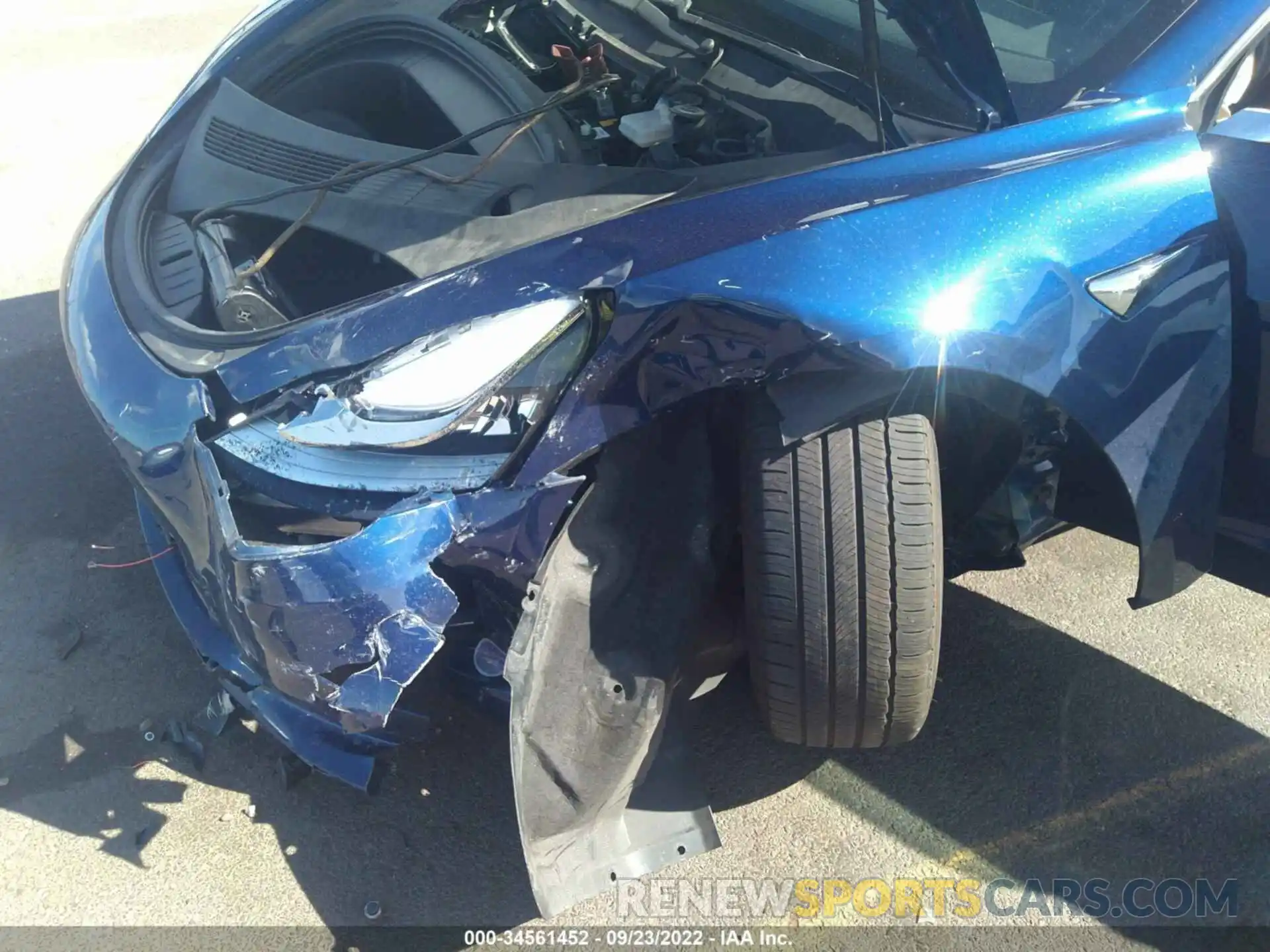 6 Photograph of a damaged car 5YJ3E1EA0KF190408 TESLA MODEL 3 2019