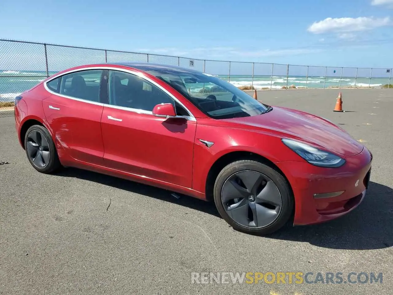 4 Photograph of a damaged car 5YJ3E1EA0KF230566 TESLA MODEL 3 2019