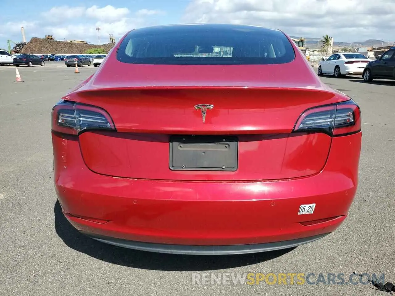 6 Photograph of a damaged car 5YJ3E1EA0KF230566 TESLA MODEL 3 2019