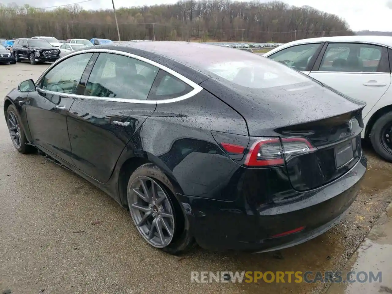 3 Photograph of a damaged car 5YJ3E1EA0KF306383 TESLA MODEL 3 2019