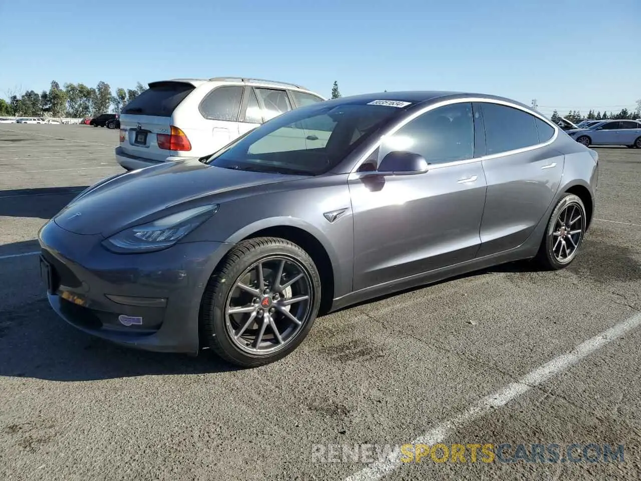 1 Photograph of a damaged car 5YJ3E1EA0KF307310 TESLA MODEL 3 2019
