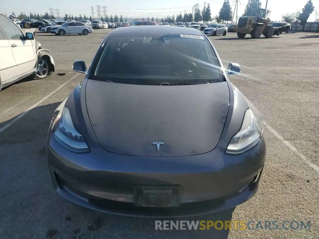 5 Photograph of a damaged car 5YJ3E1EA0KF307310 TESLA MODEL 3 2019