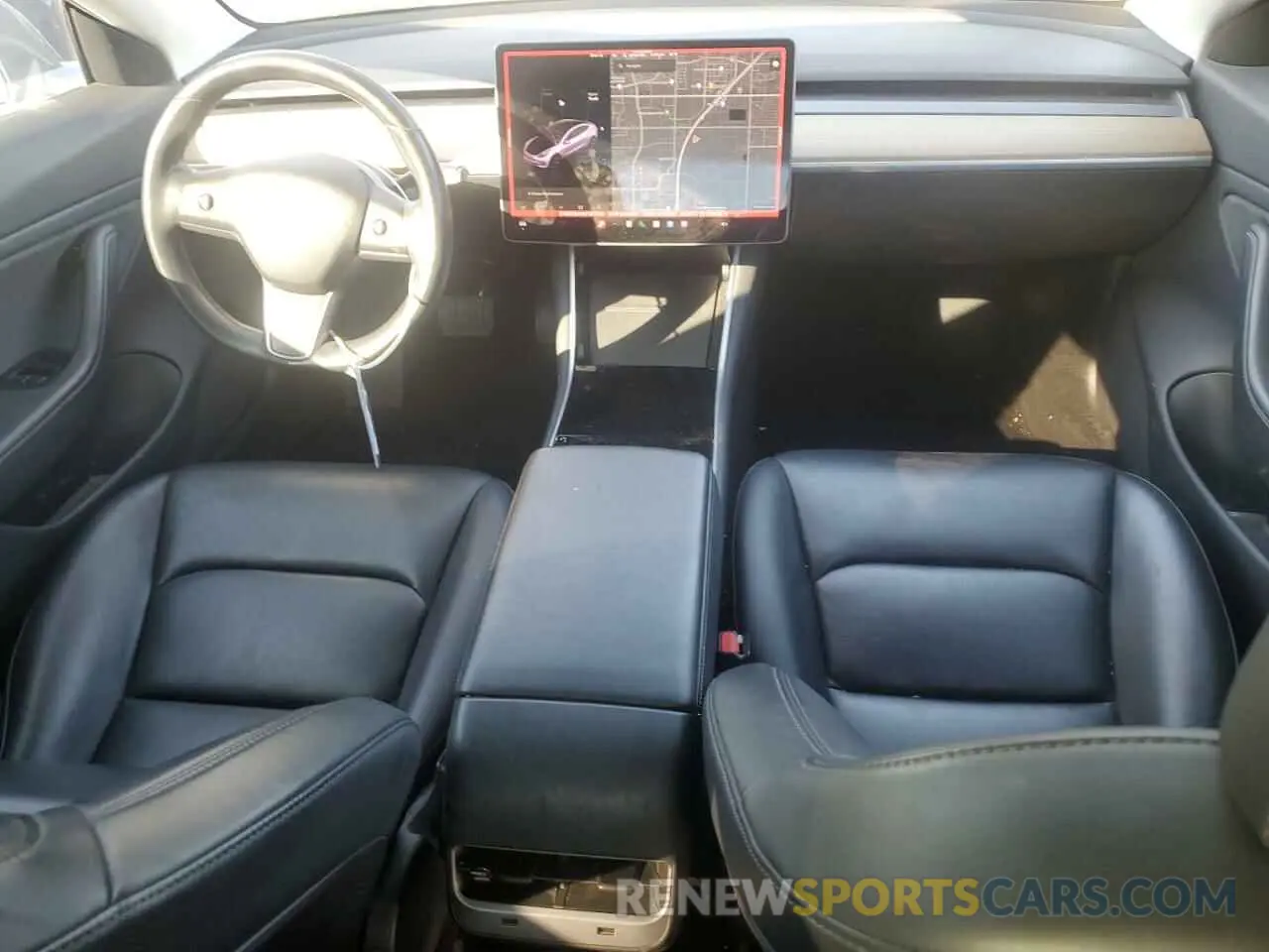 8 Photograph of a damaged car 5YJ3E1EA0KF307310 TESLA MODEL 3 2019
