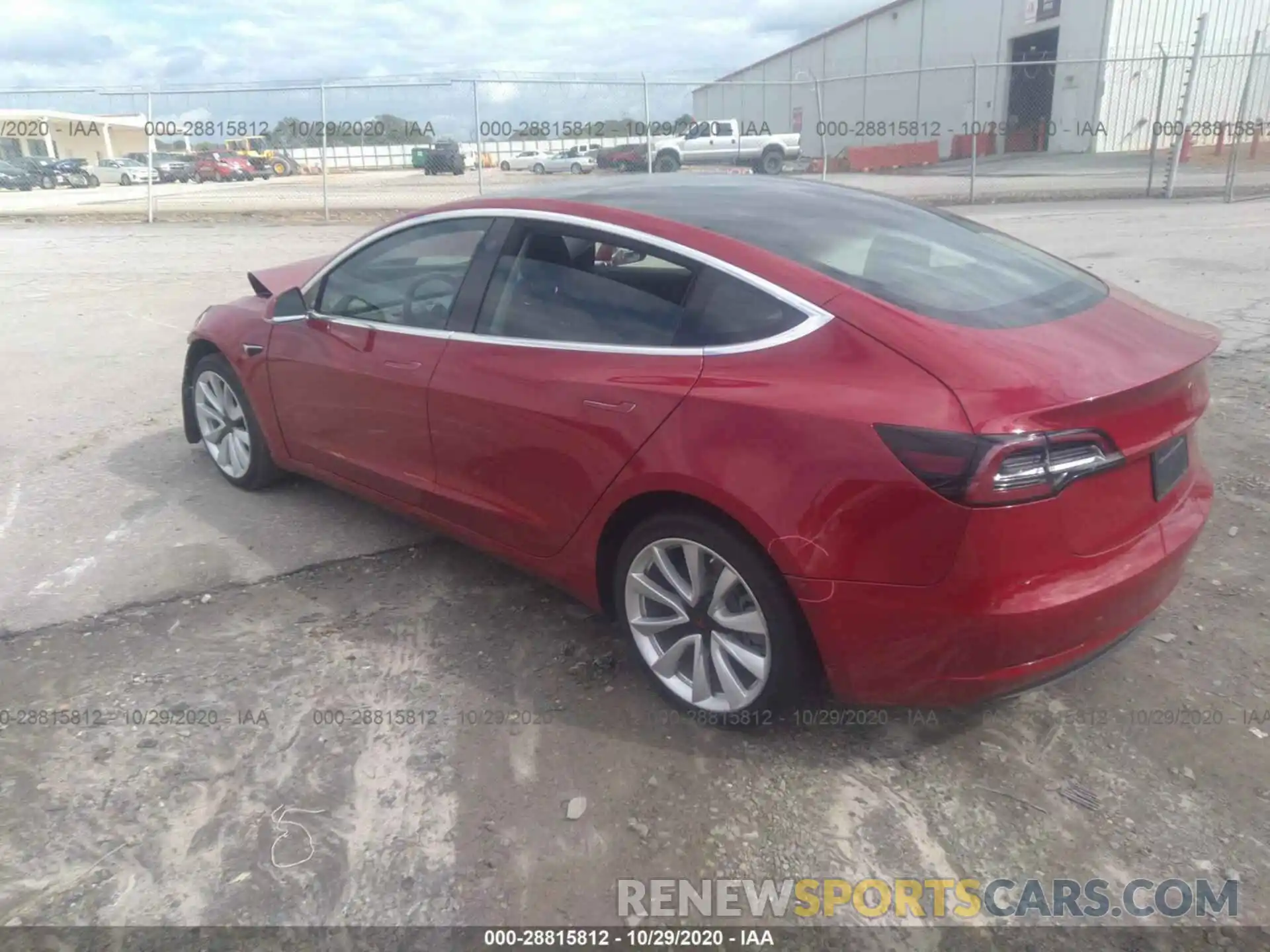 3 Photograph of a damaged car 5YJ3E1EA0KF311440 TESLA MODEL 3 2019