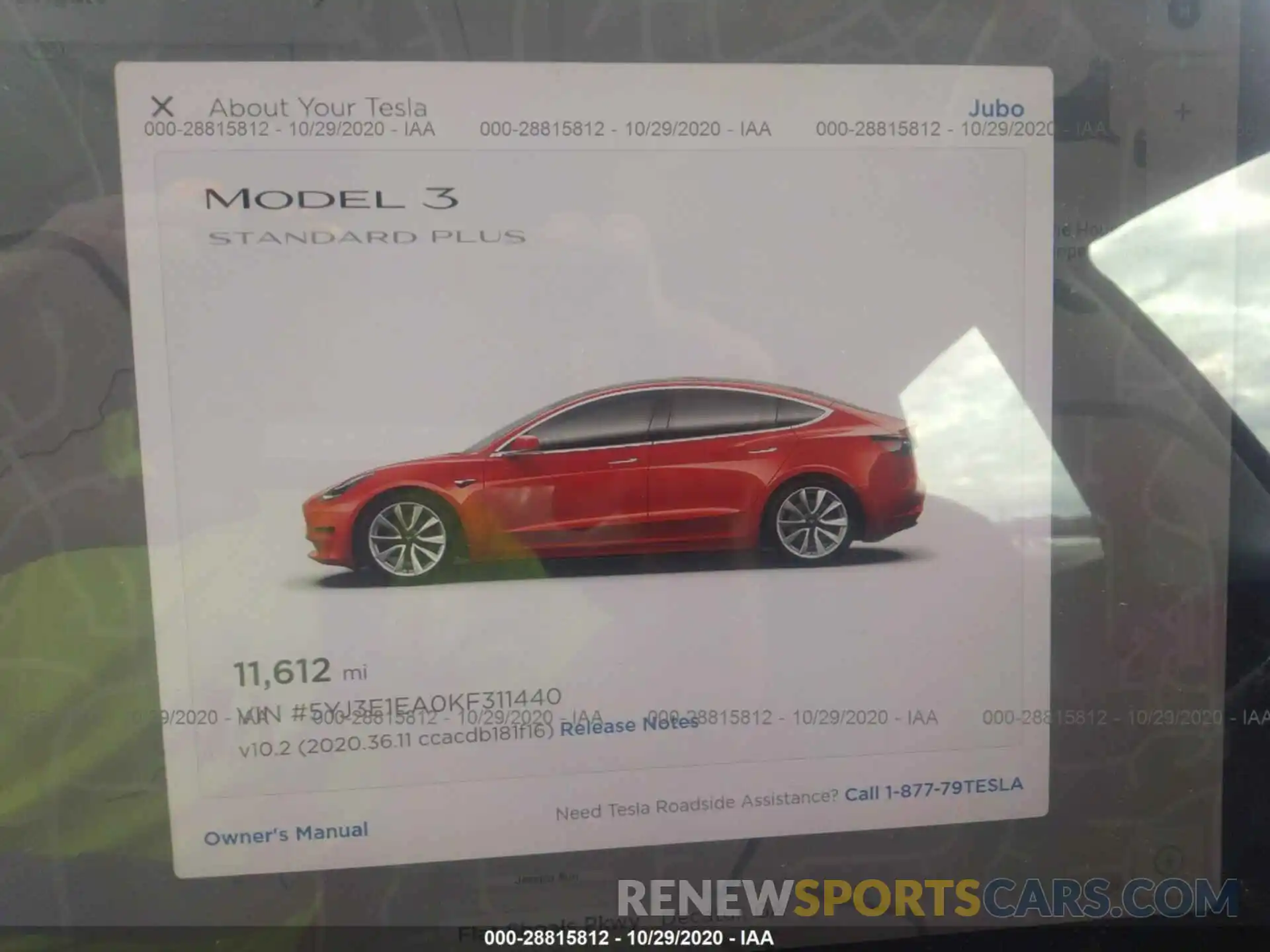 7 Photograph of a damaged car 5YJ3E1EA0KF311440 TESLA MODEL 3 2019