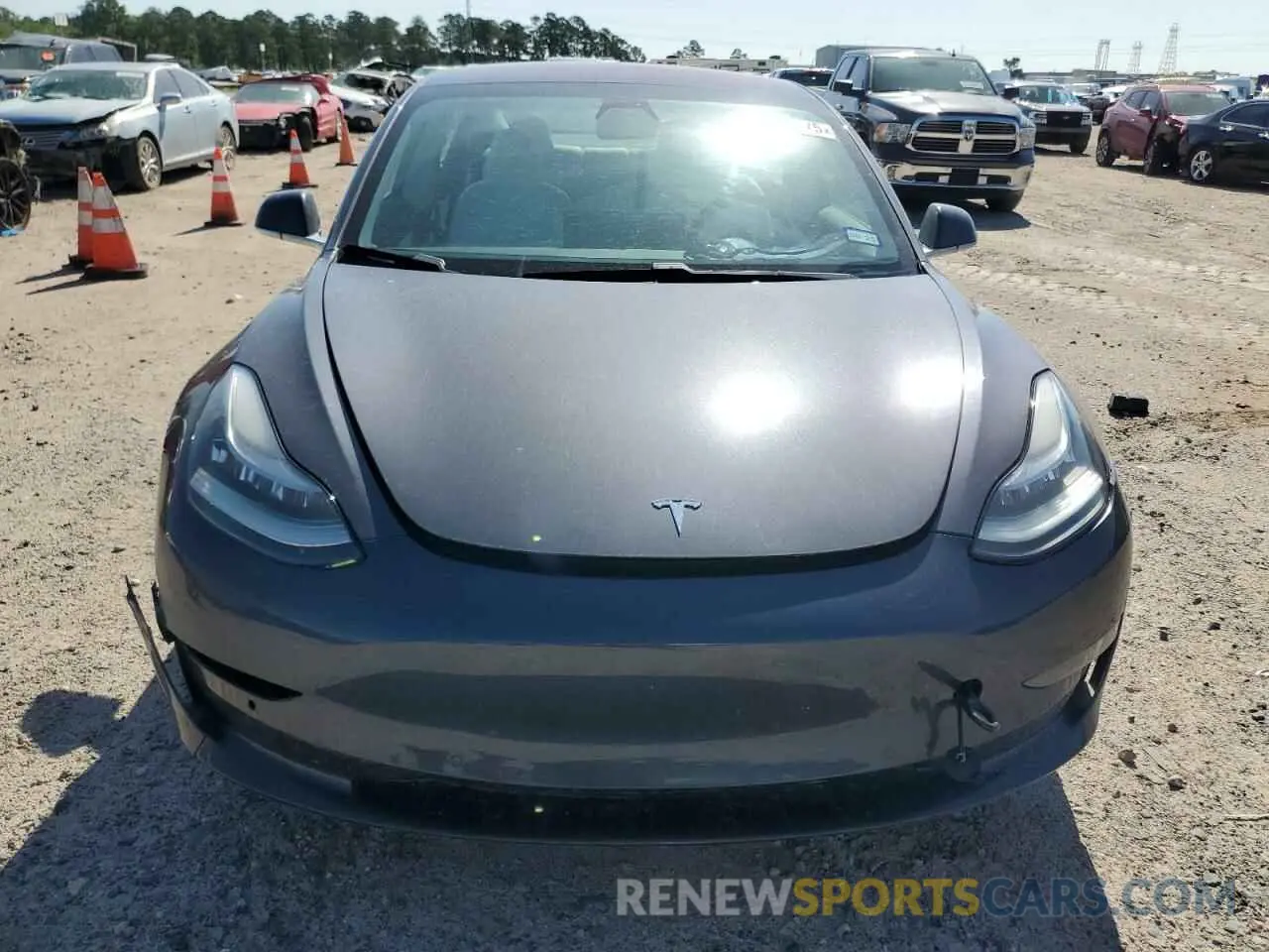 5 Photograph of a damaged car 5YJ3E1EA0KF312054 TESLA MODEL 3 2019