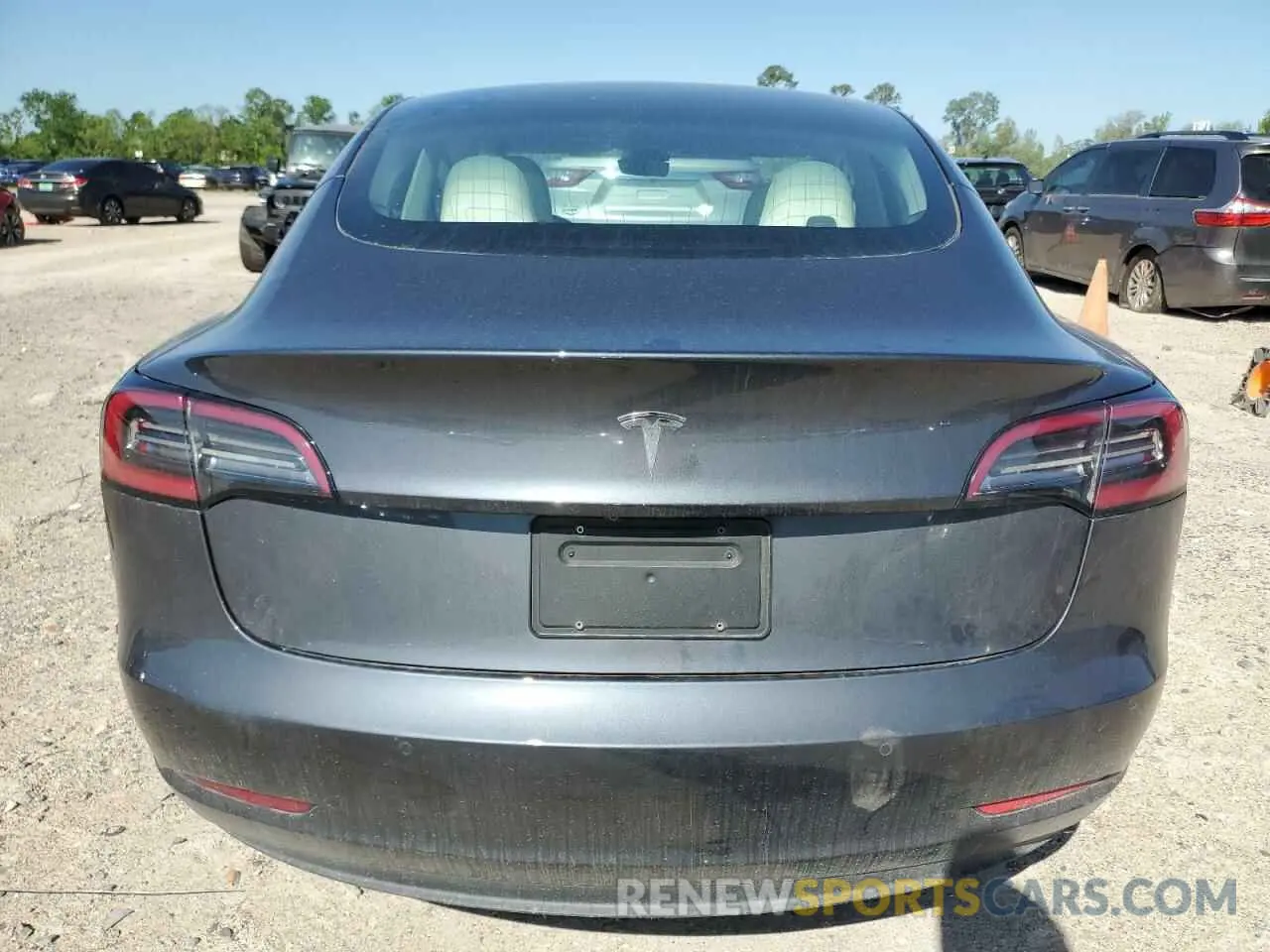 6 Photograph of a damaged car 5YJ3E1EA0KF312054 TESLA MODEL 3 2019
