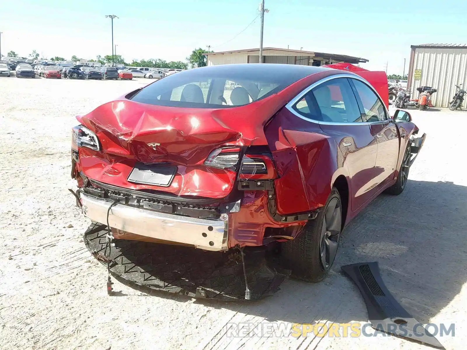 4 Photograph of a damaged car 5YJ3E1EA0KF312295 TESLA MODEL 3 2019