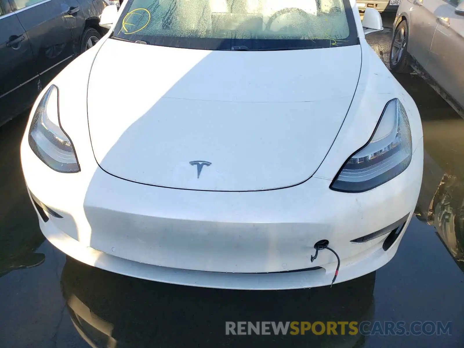 7 Photograph of a damaged car 5YJ3E1EA0KF313172 TESLA MODEL 3 2019