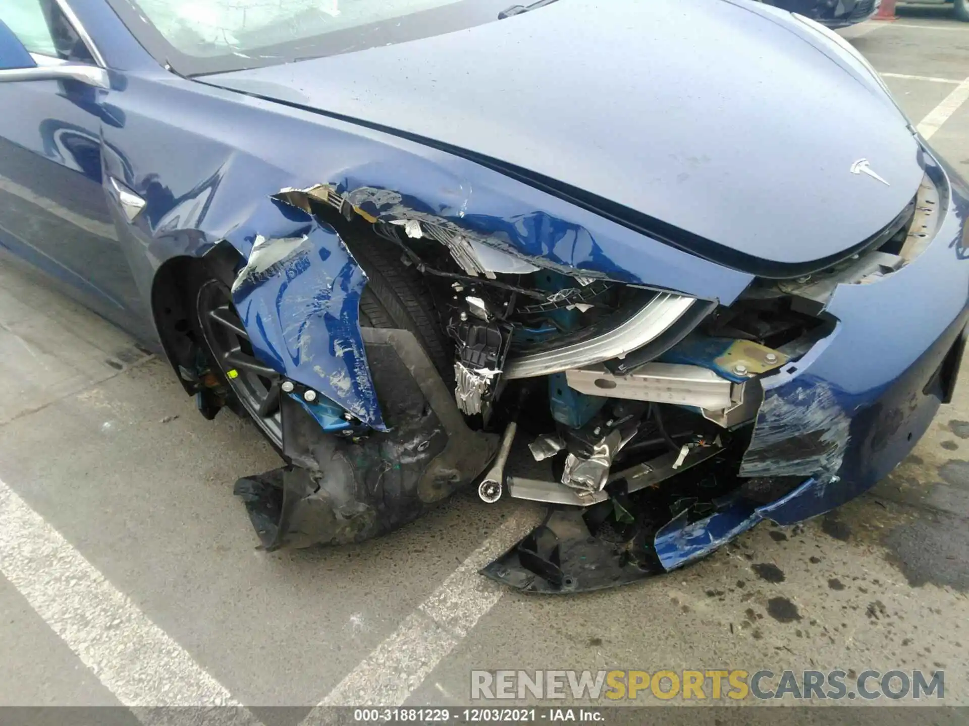 6 Photograph of a damaged car 5YJ3E1EA0KF323684 TESLA MODEL 3 2019