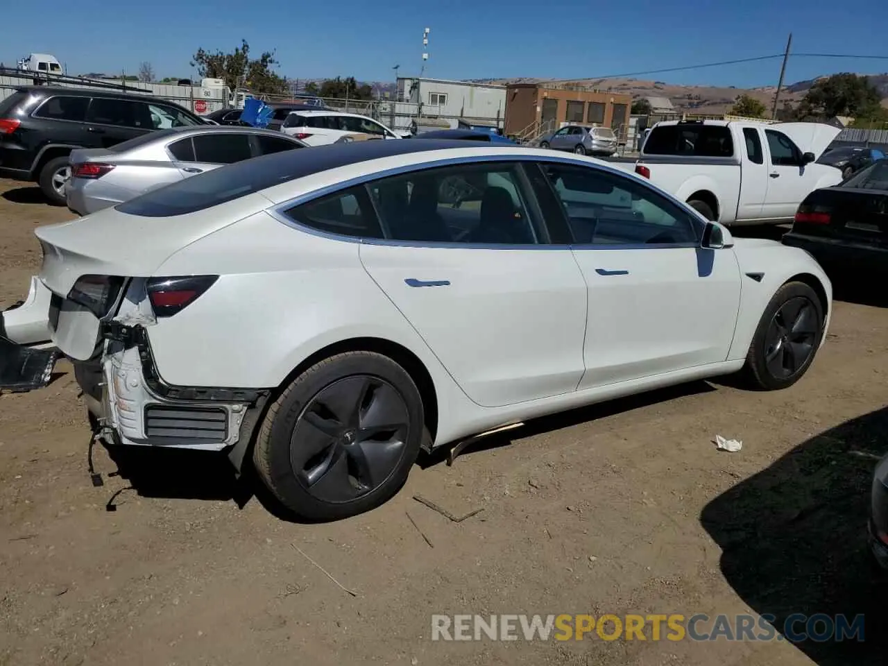 3 Photograph of a damaged car 5YJ3E1EA0KF326584 TESLA MODEL 3 2019